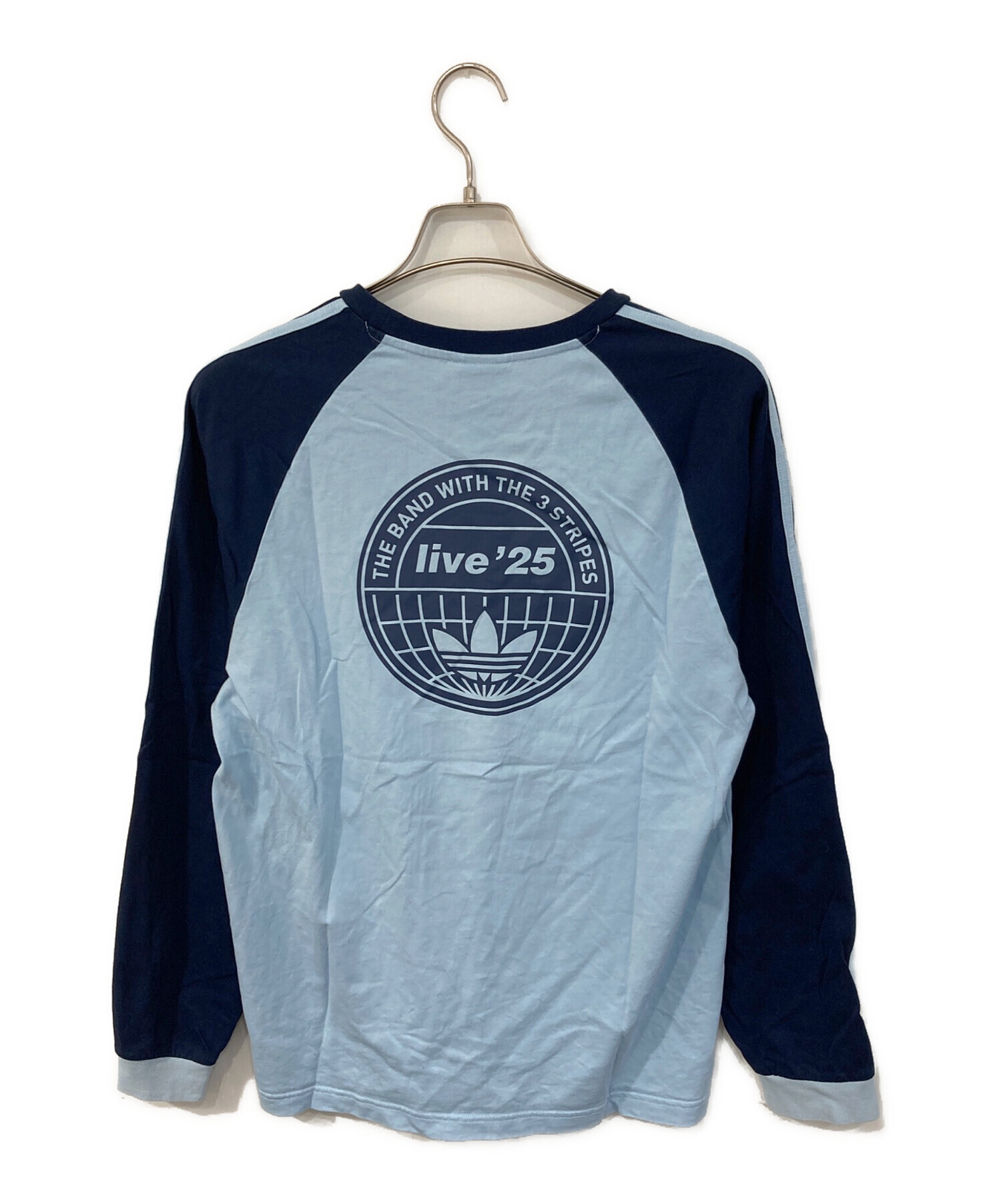 usa製　old adidas ゲームシャツ　ストライプ　長袖　オリジナルス 中古・古着通販】adidas (アディダス) oasis (オアシス) ツアー スリー
