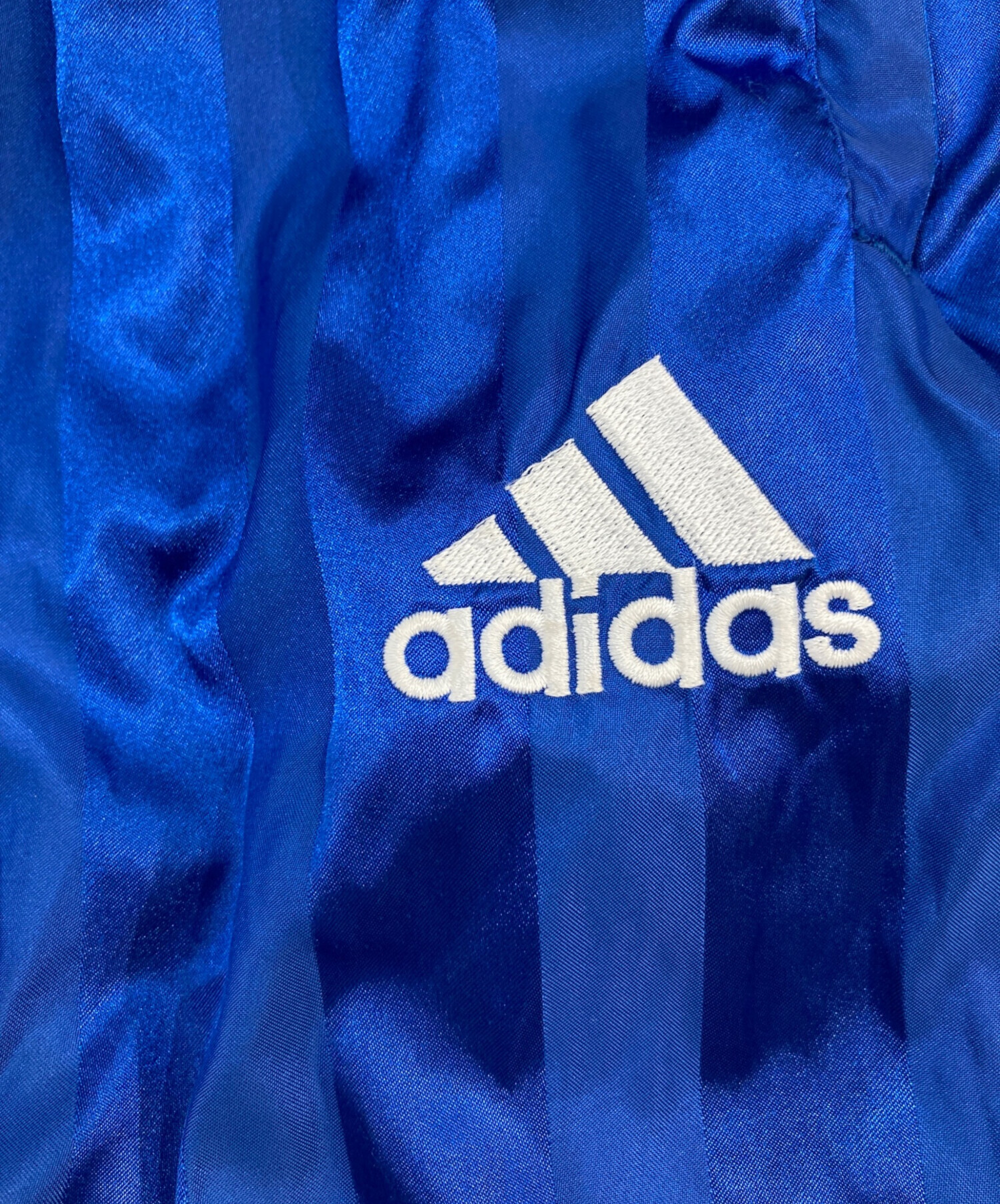 中古・古着通販】adidas (アディダス) ストライプパンツ ブルー