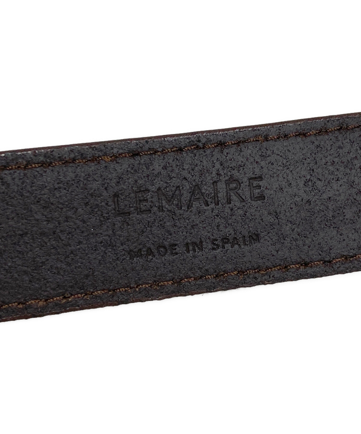 中古・古着通販】LEMAIRE (ルメール) レザーベルト ブラウン｜ブランド