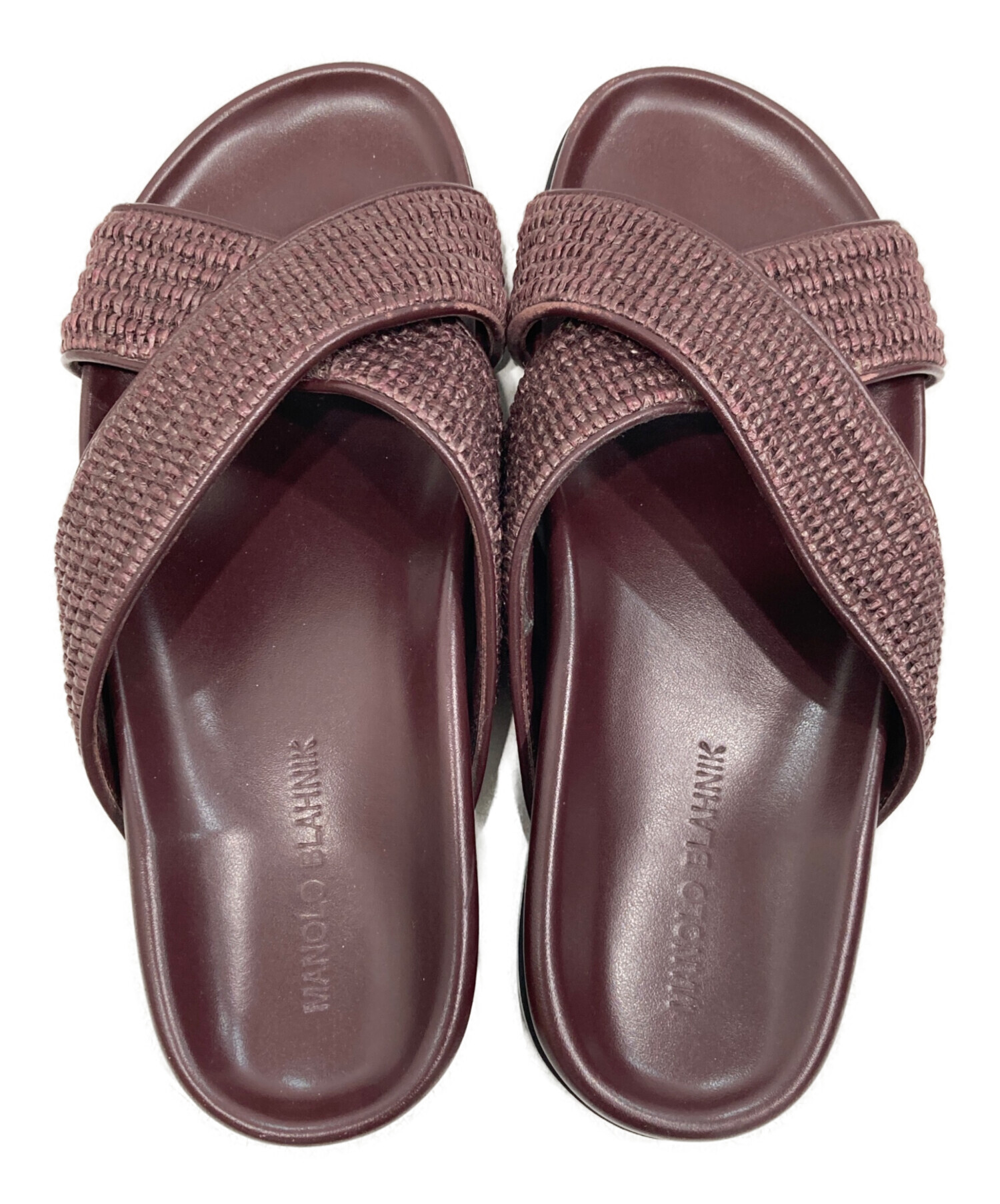 中古・古着通販】Manolo Blahnik (マノロブラニク) OTAWI RAFFIA