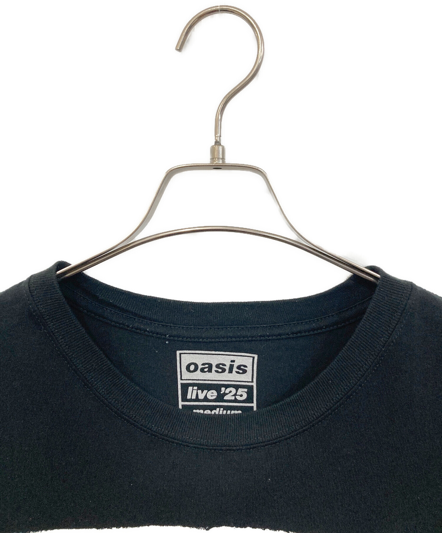 中古・古着通販】oasis (オアシス) プリントTシャツ ブラック サイズ