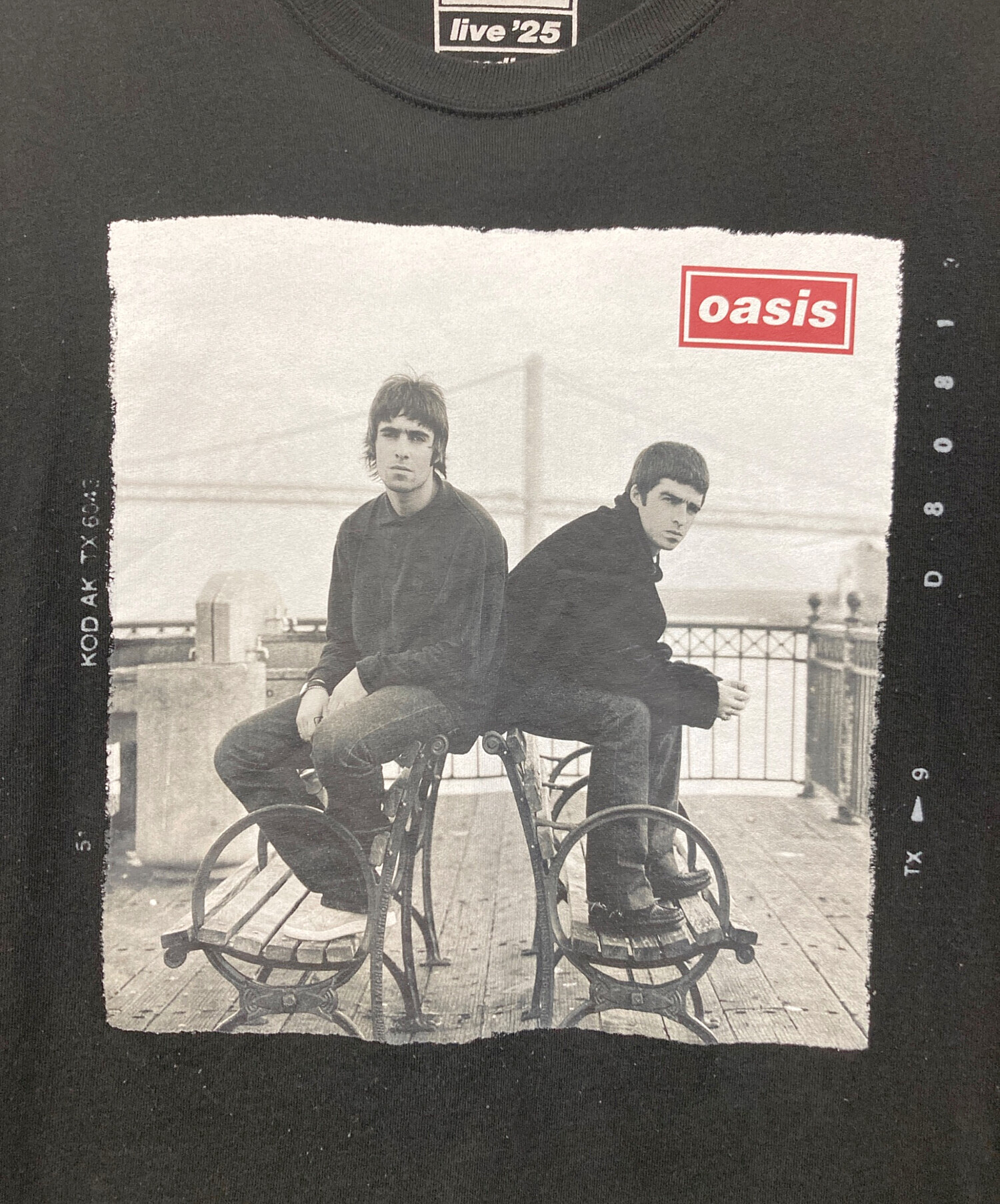 中古・古着通販】oasis (オアシス) プリントTシャツ ブラック サイズ