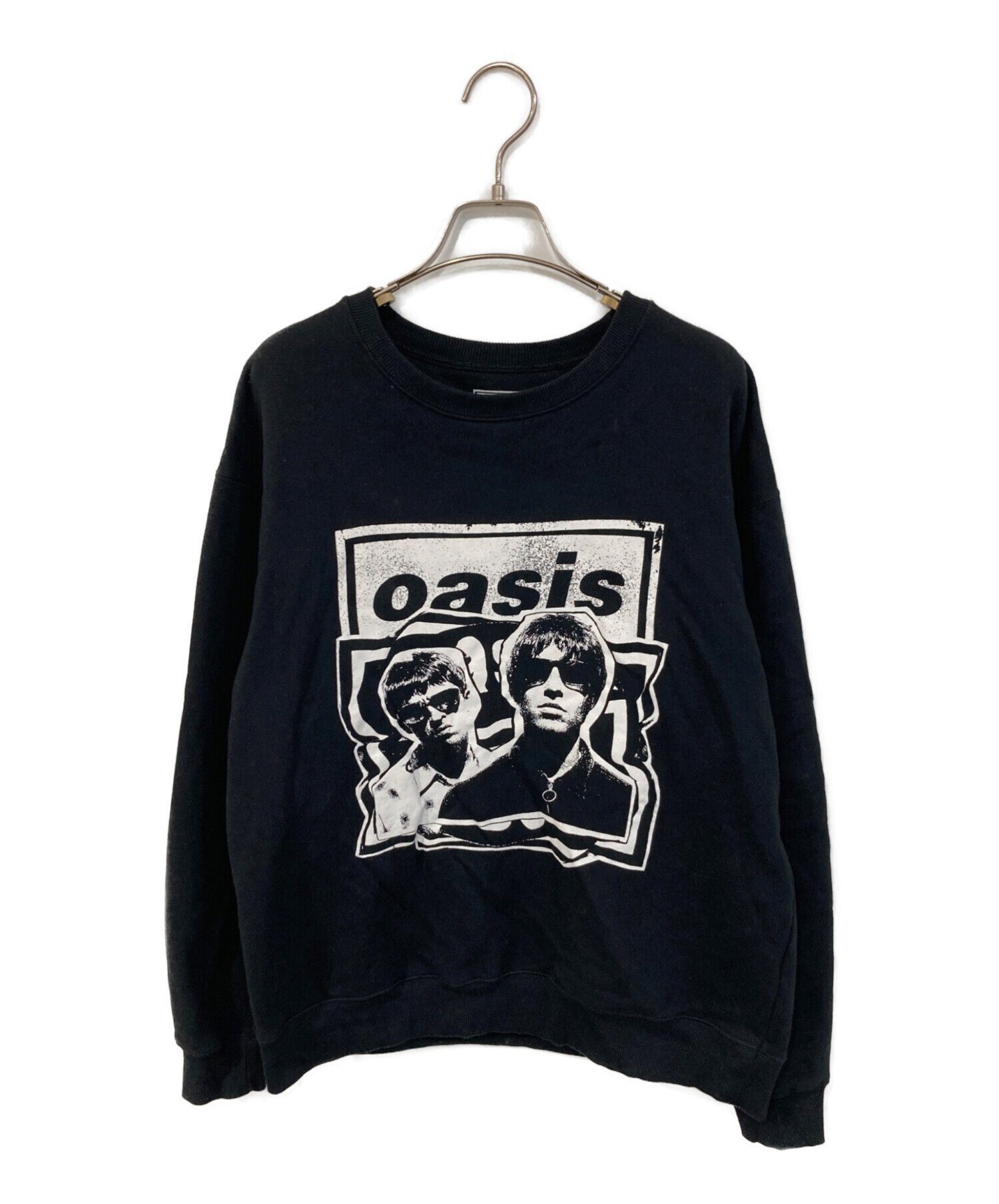 オアシス 来日公演　OASIS スウェット M 新品 中古・古着通販】oasis (オアシス) プリントスウェット ブラック