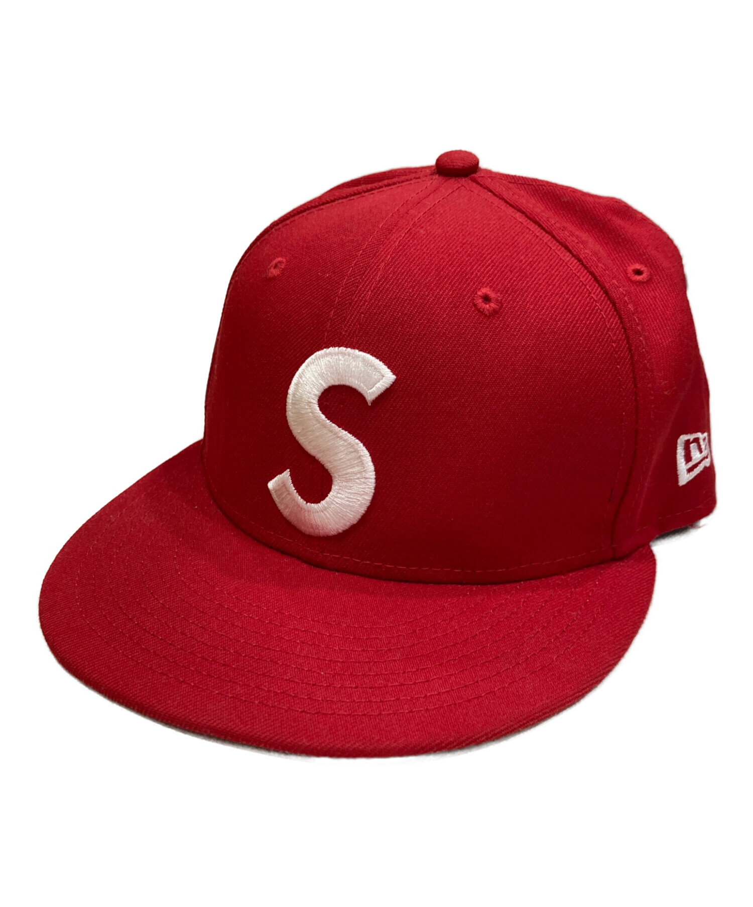 18ss シュプリーム ニューエラ 赤 7 1/4 Era New (シュプリーム