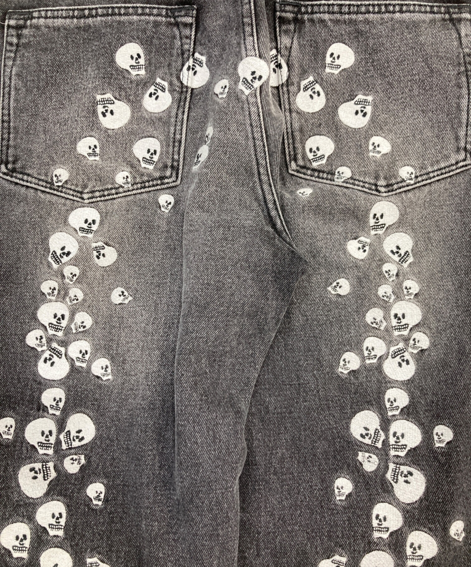 中古・古着通販】EVISU (エヴィス) Skull Embroidery Daicock Baggy