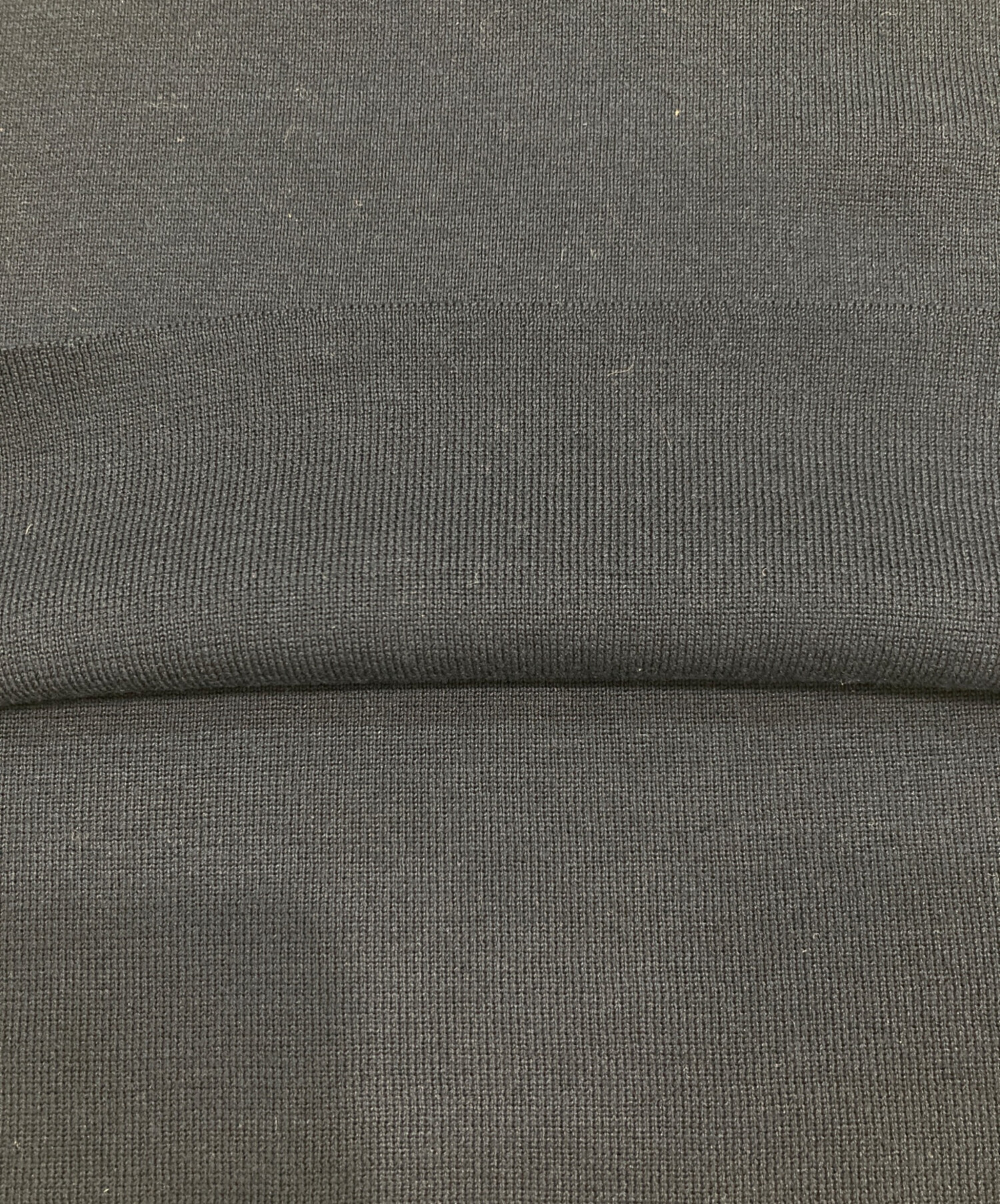 中古・古着通販】HYKE (ハイク) CROPPED TOP SWEATER ネイビー サイズ