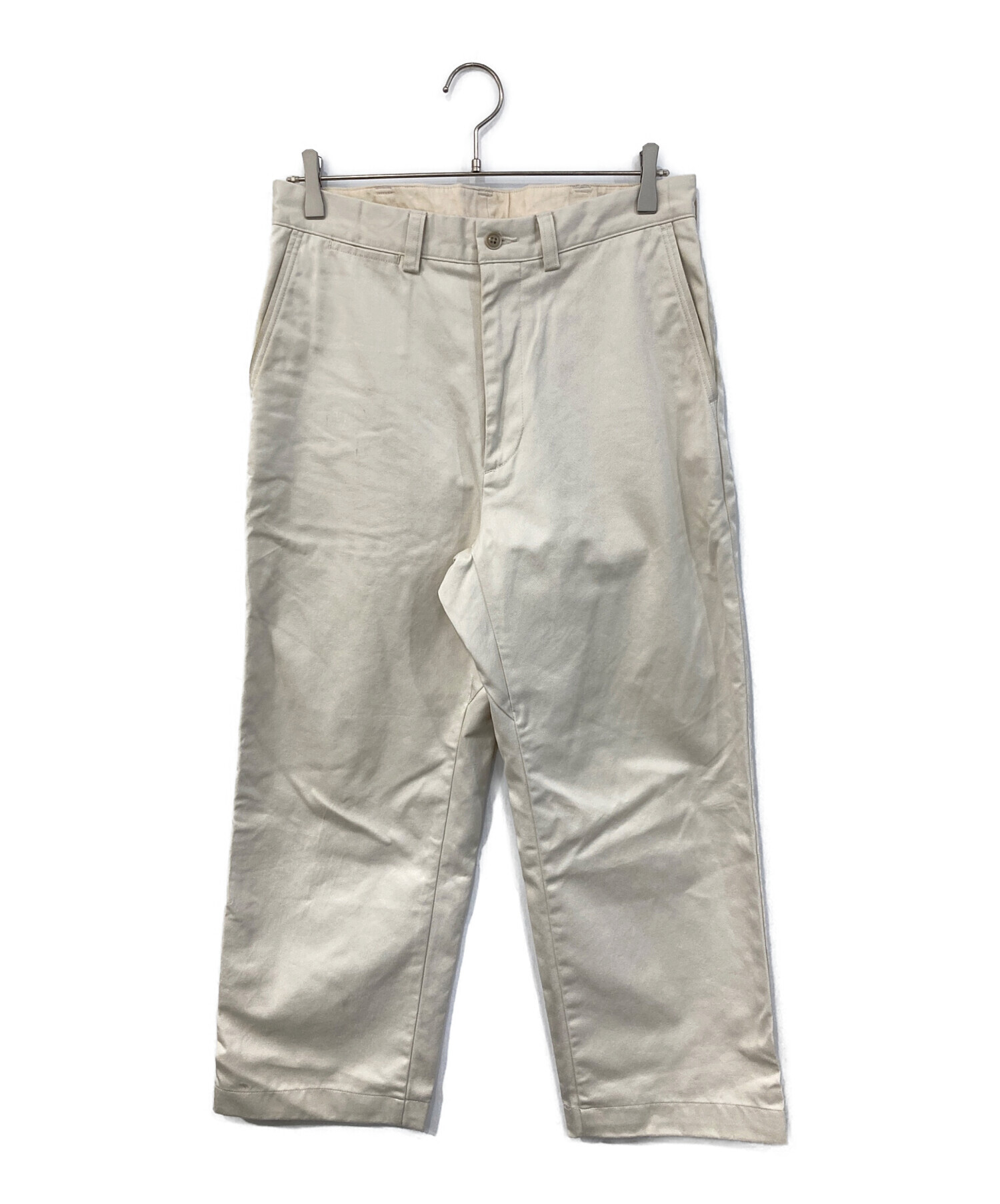 【半額以下】nanamica新品タグ付き ベージュ チノパン 中古・古着通販】nanamica (ナナミカ) Wide Straight Chino Pants