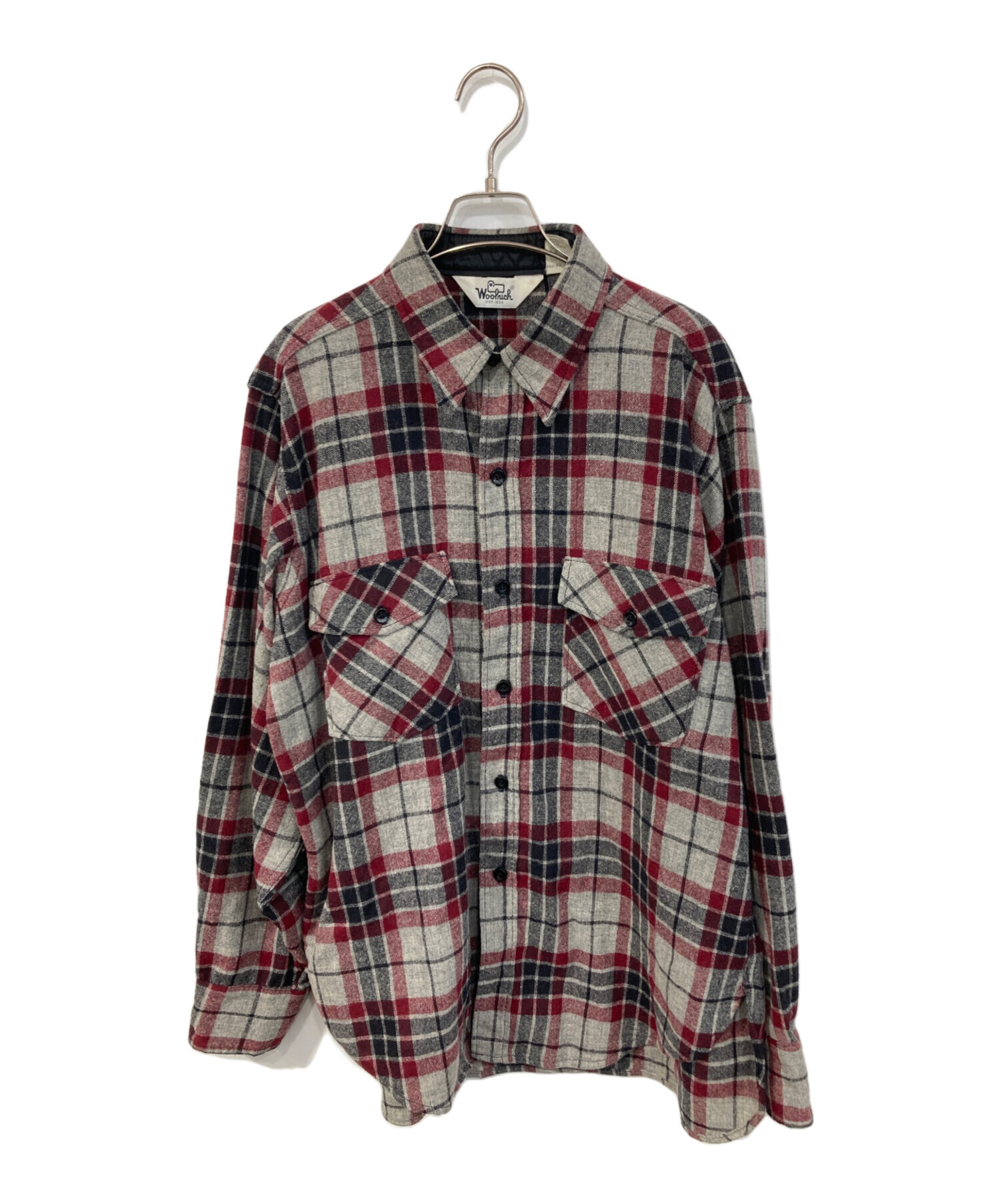 中古・古着通販】WOOLRICH (ウールリッチ) ウールチェックシャツ