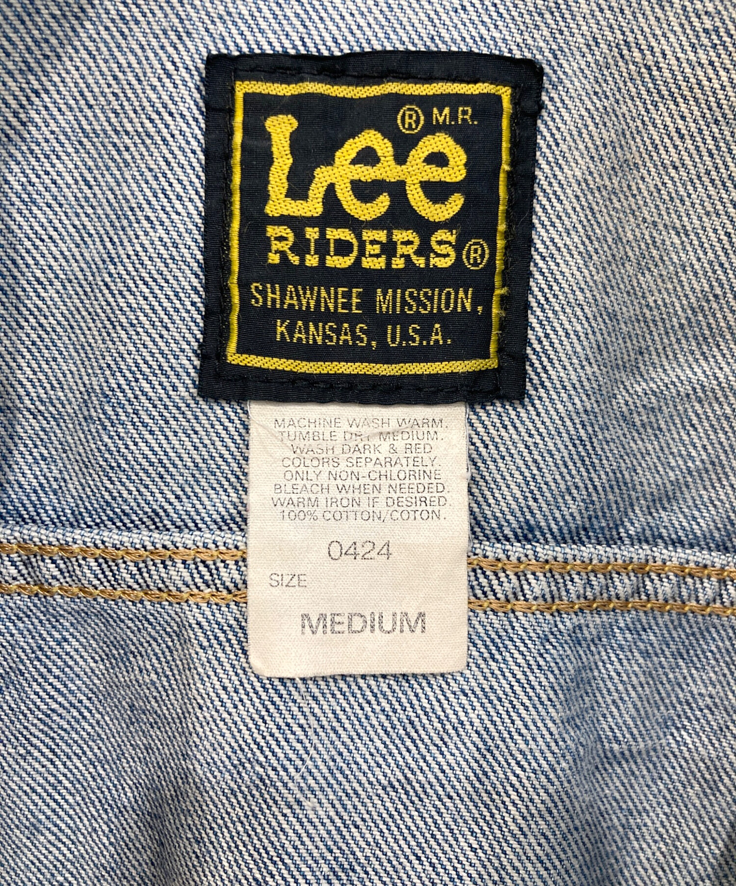 中古・古着通販】LEE (リー) デニムジャケット インディゴ サイズ:SIZE