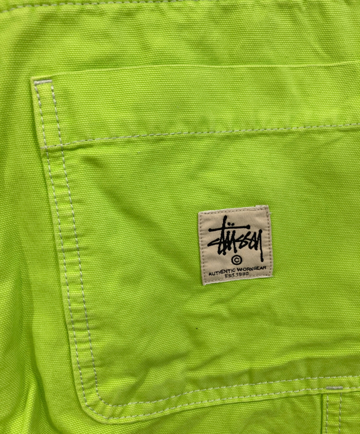 中古・古着通販】stussy (ステューシー) キャンバスダブルニーパンツ