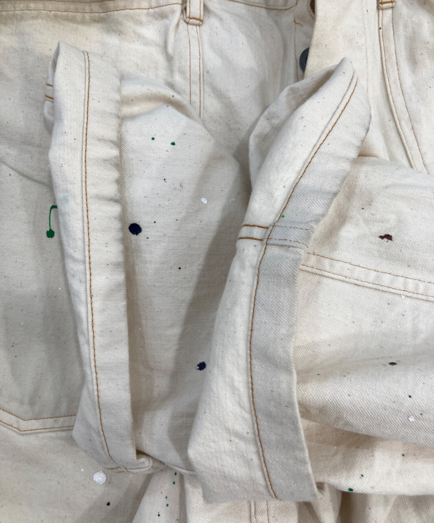 中古・古着通販】MARKA (マーカ) M-35 PAINTED PANTS ホワイト サイズ