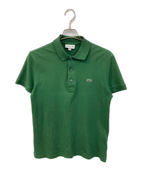 未使用品 現行モデル パリポロ LACOSTEラコステ パグリーン ポロシャツ 中古・古着通販】LACOSTE (ラコステ) ポロシャツ グリーン サイズ:SIZE