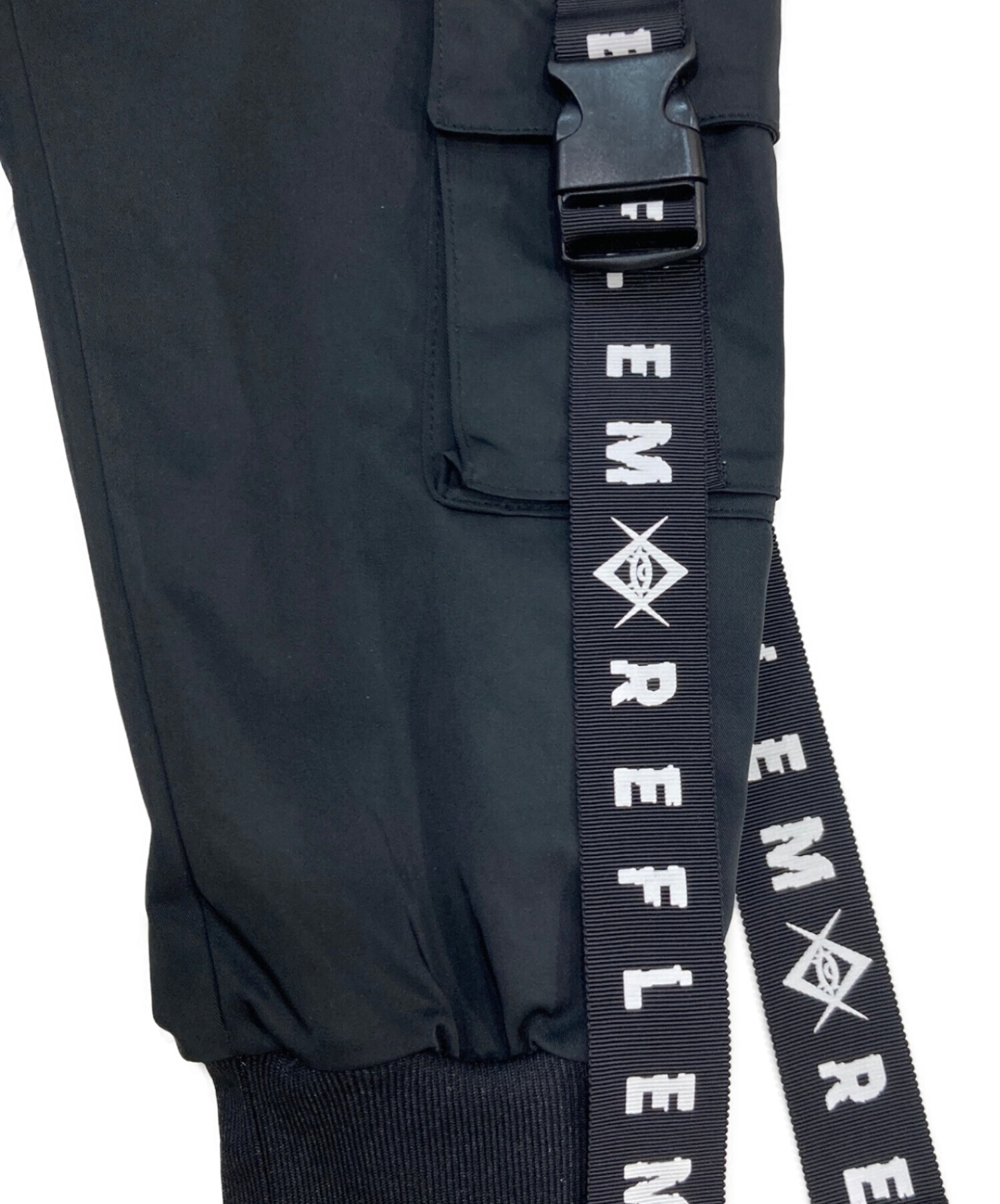 中古・古着通販】REFLEM (レフレム) カーゴパンツ ブラック サイズ