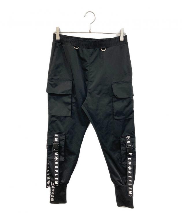 レフレム　ボンテージカーゴパンツ中古 中古・古着通販】REFLEM (レフレム) カーゴパンツ ブラック サイズ