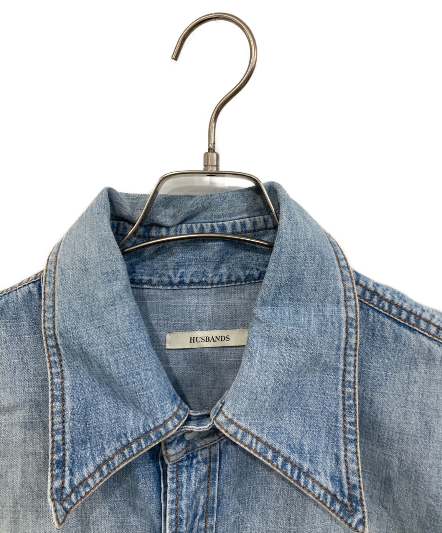 中古・古着通販】HUSBANDS (ハズバンズ) 別注 western shirt in denim
