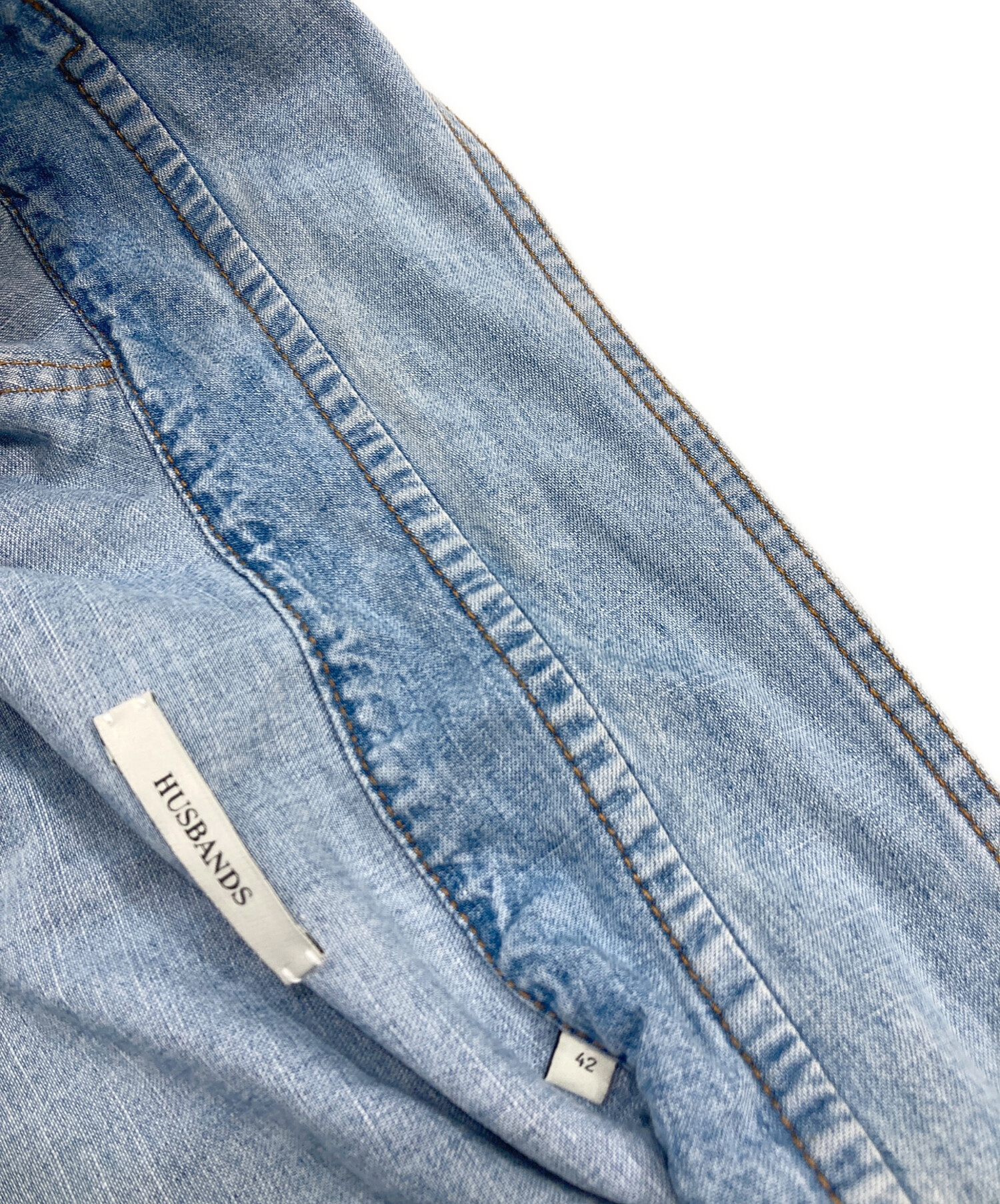 中古・古着通販】HUSBANDS (ハズバンズ) 別注 western shirt in denim 