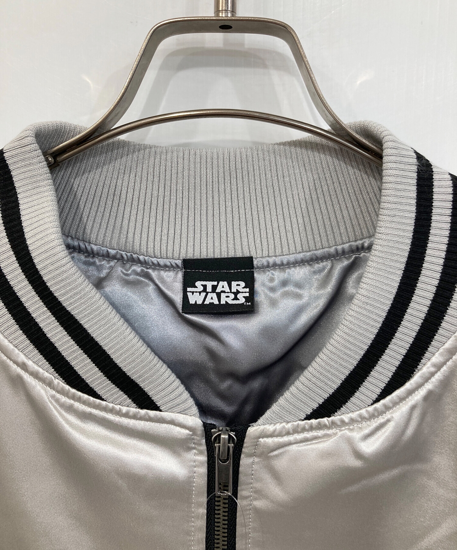 中古・古着通販】STAR WARS (スターウォーズ) スカジャン シルバー