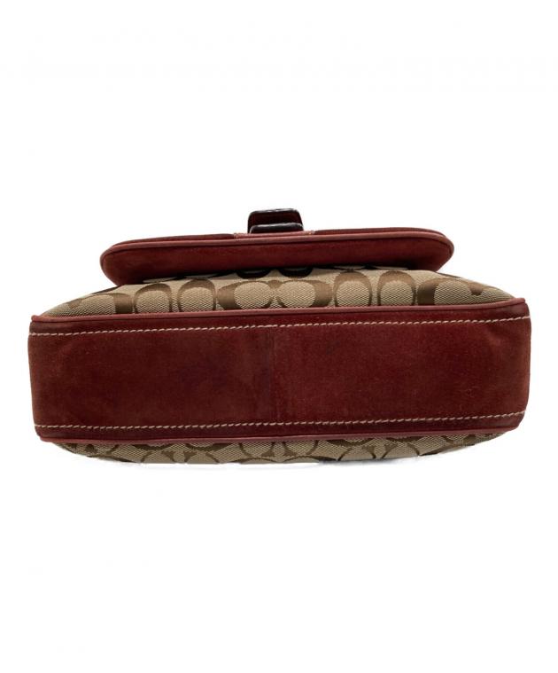 中古・古着通販】COACH (コーチ) ワンショルダーバッグ レッド