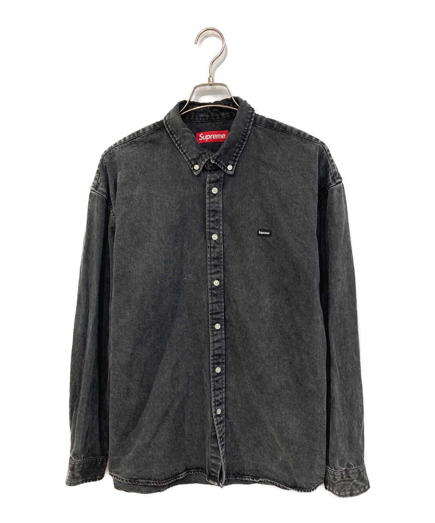 美品！Supreme small box denim shirt ブラック M 中古・古着通販】Supreme (シュプリーム) Small Box Denim Shirt