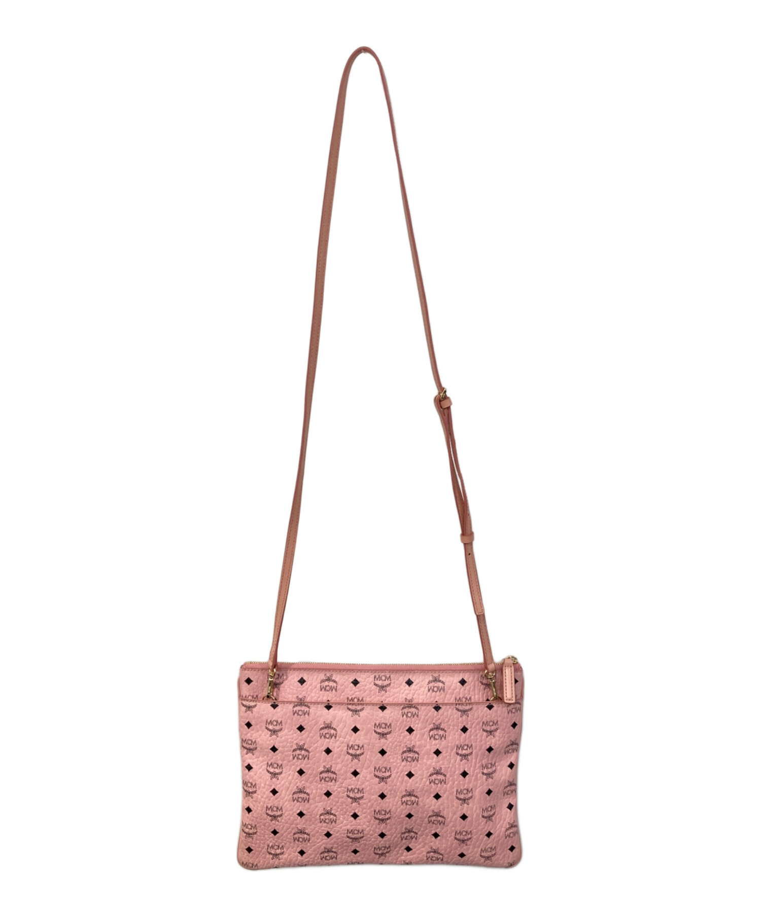 MCM ボディバッグ ウエストバッグ ピンク 中古・古着通販】MCM (エムシーエム) クロスボディヴィセトス 2way