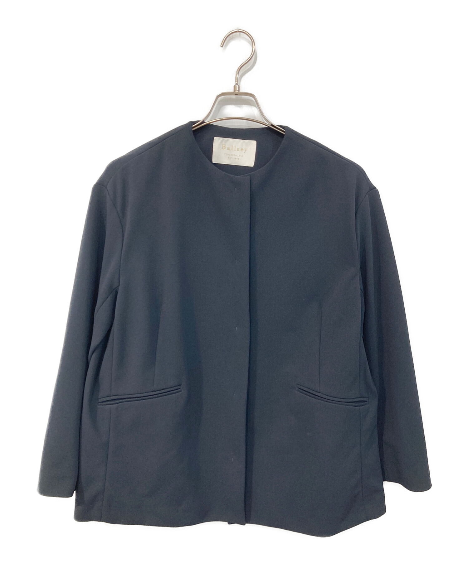 【未使用に近い】Ballsey ブルゾンジャケット36（9号） 中古・古着通販】BALLSEY (ボールジィ) ジョーゼットジャージー ノー