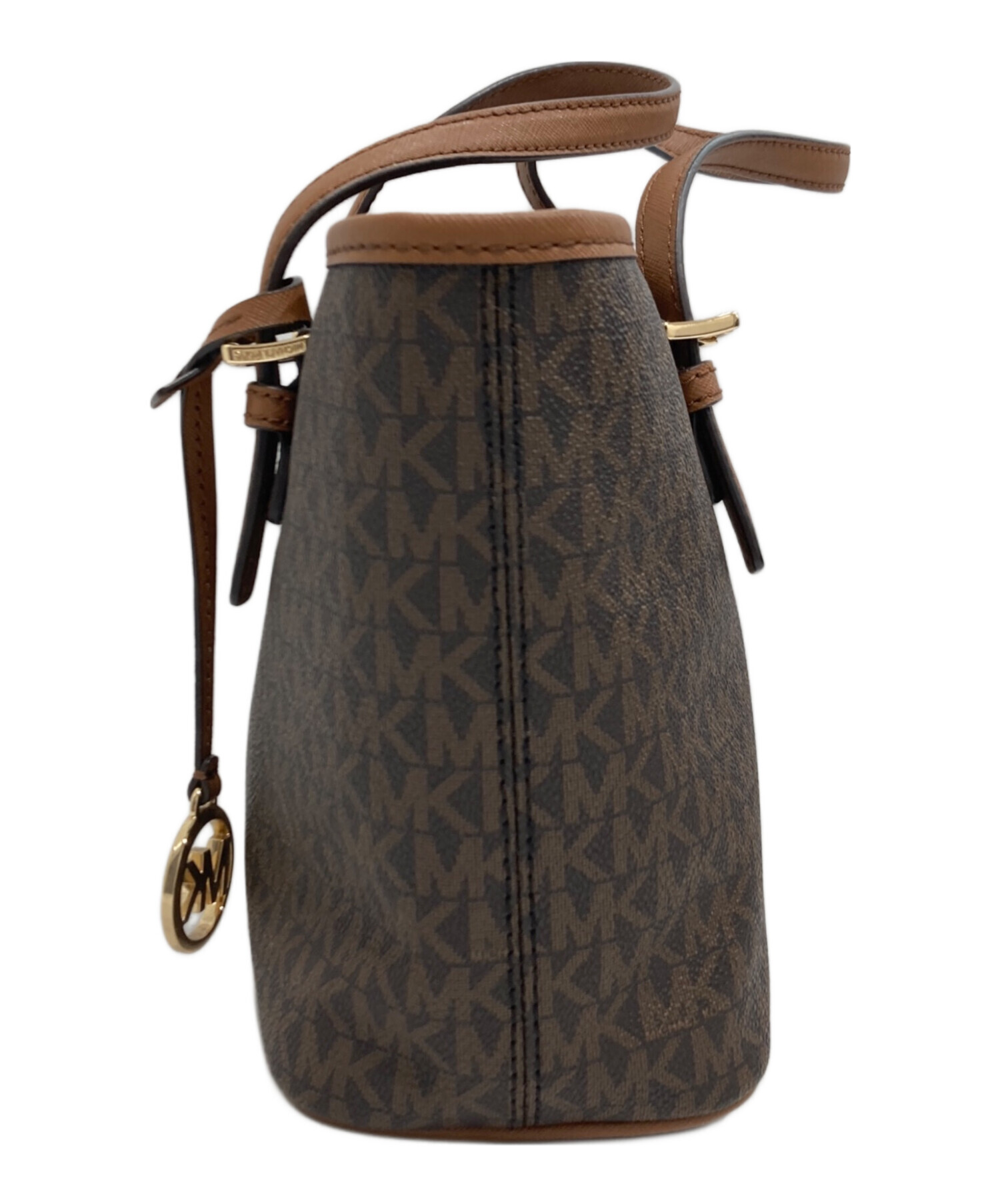 美品MICHAEL KORS 2WAYショルダーバッグ ブラウン 中古・古着通販】MICHAEL KORS (マイケルコース) 2WAYショルダーバッグ