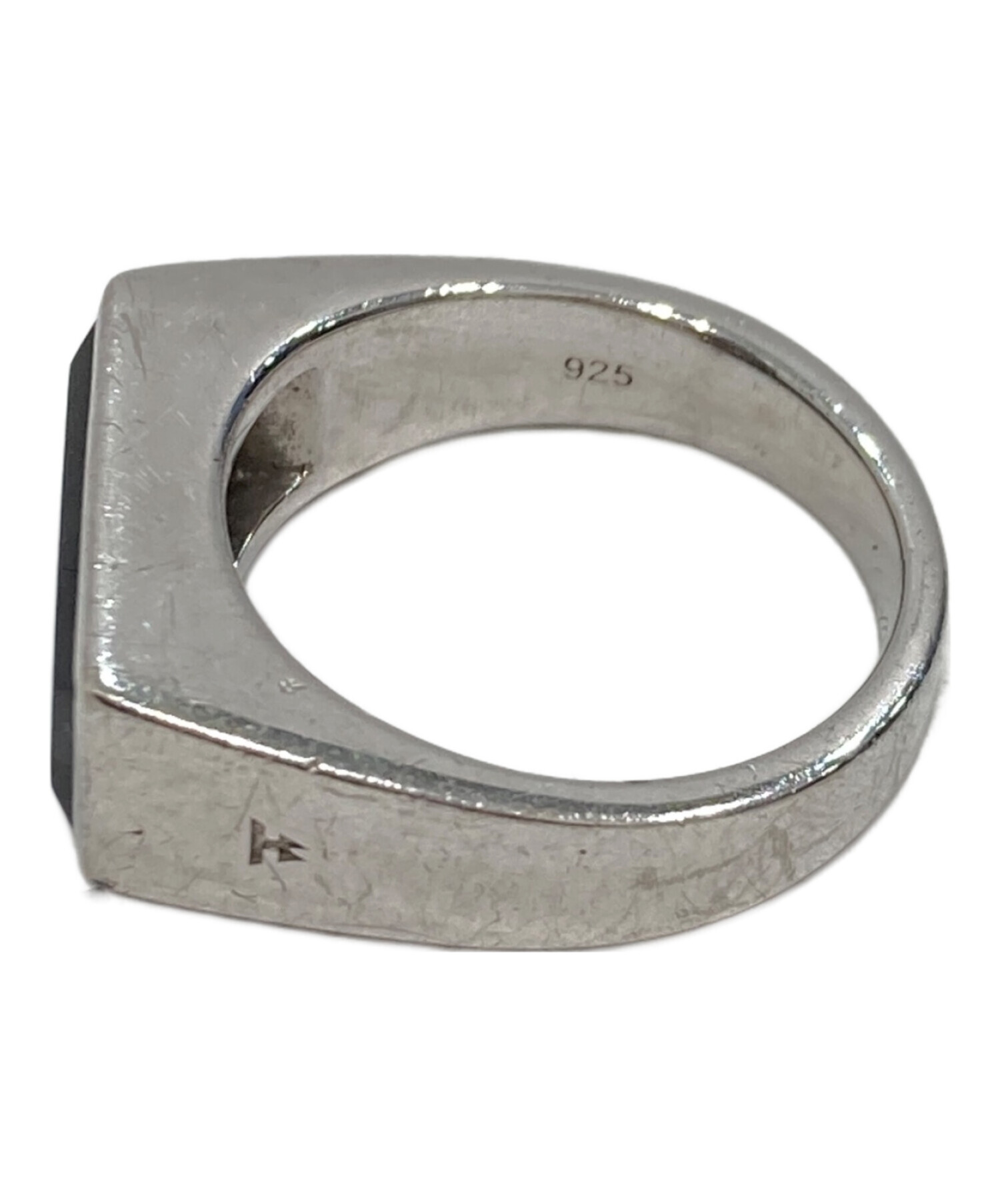 中古・古着通販】TOM WOOD (トムウッド) Peaky Ring Polished Onyx