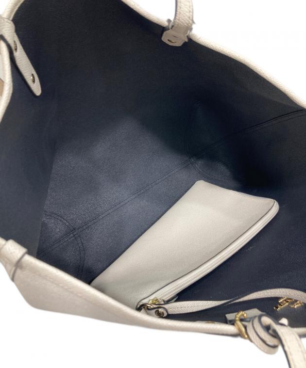 中古・古着通販】COACH (コーチ) リバーシブルトートバッグ アイボリー