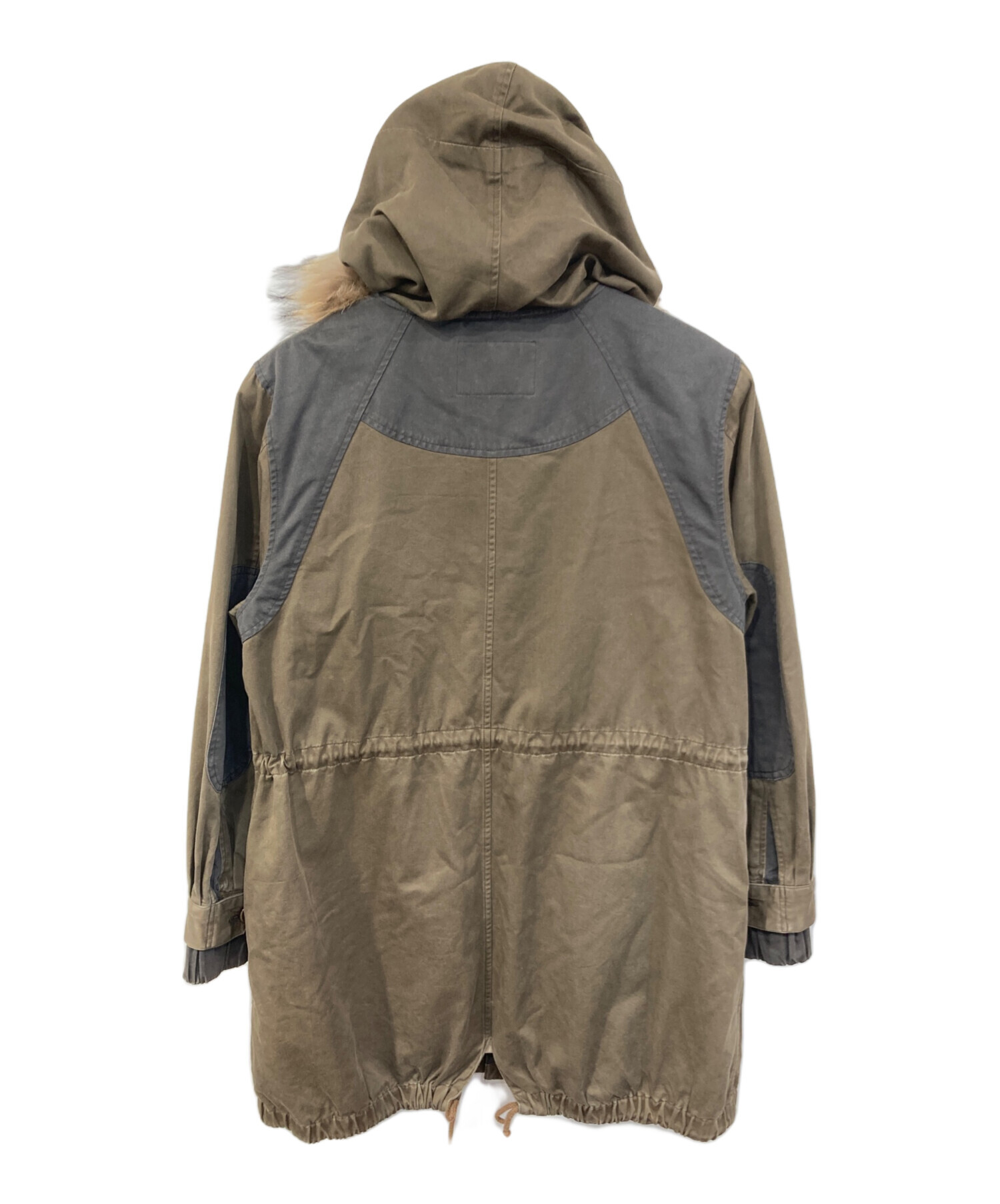 中古・古着通販】stussy (ステューシー) モッズコート ブラウン サイズ