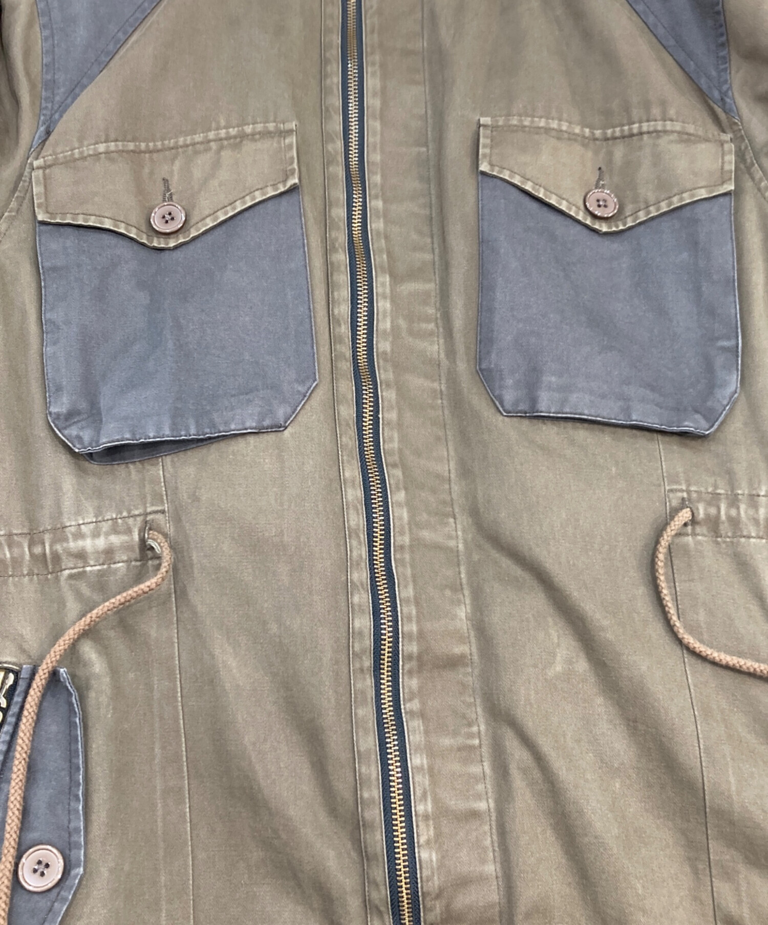 中古・古着通販】stussy (ステューシー) モッズコート ブラウン サイズ