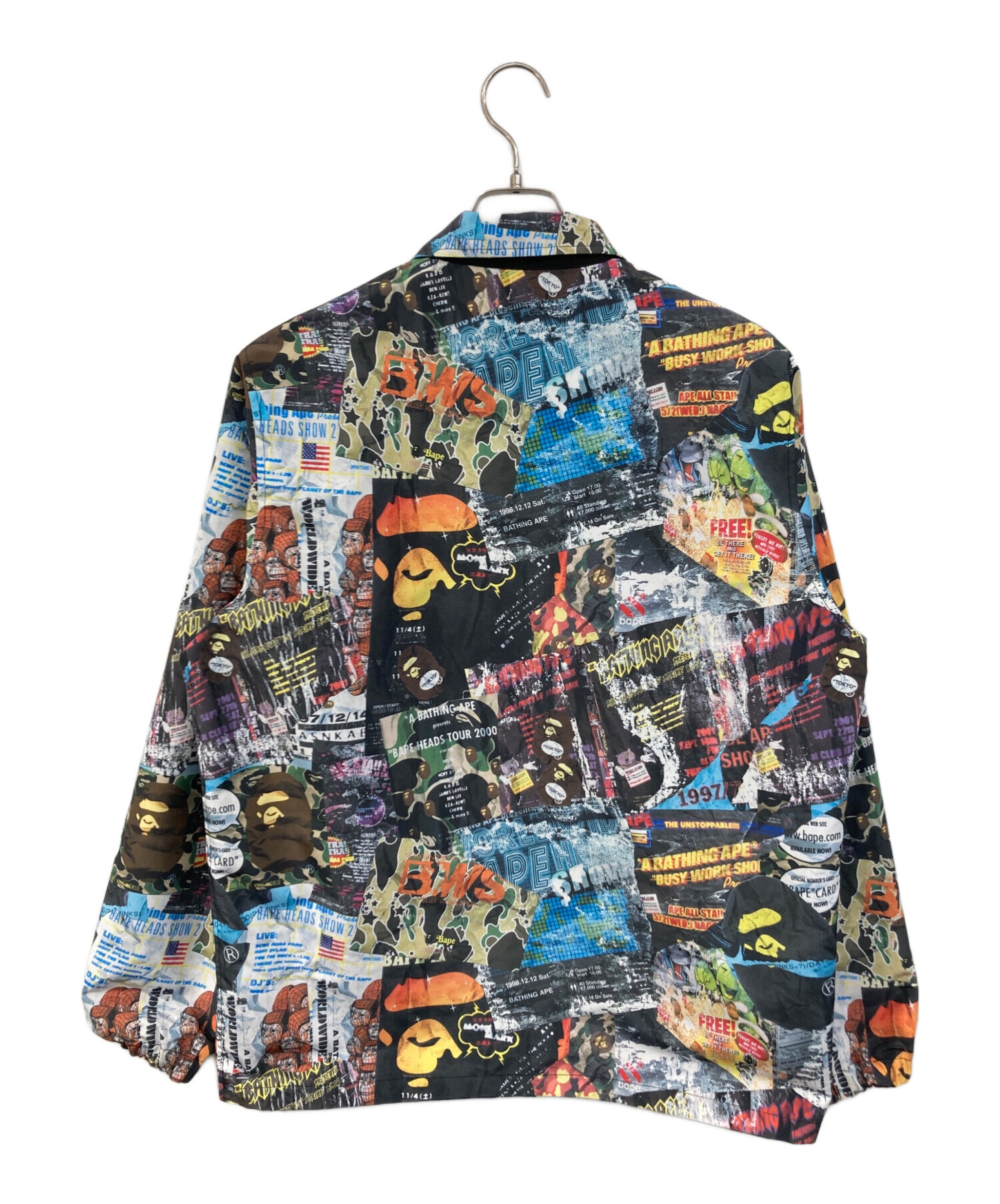 レア✨ベイシングエイプ 00s初期 コーチジャケット ナイロン バックロゴ XL 中古・古着通販】A BATHING APE (アベイシングエイプ) BAPE Flyer