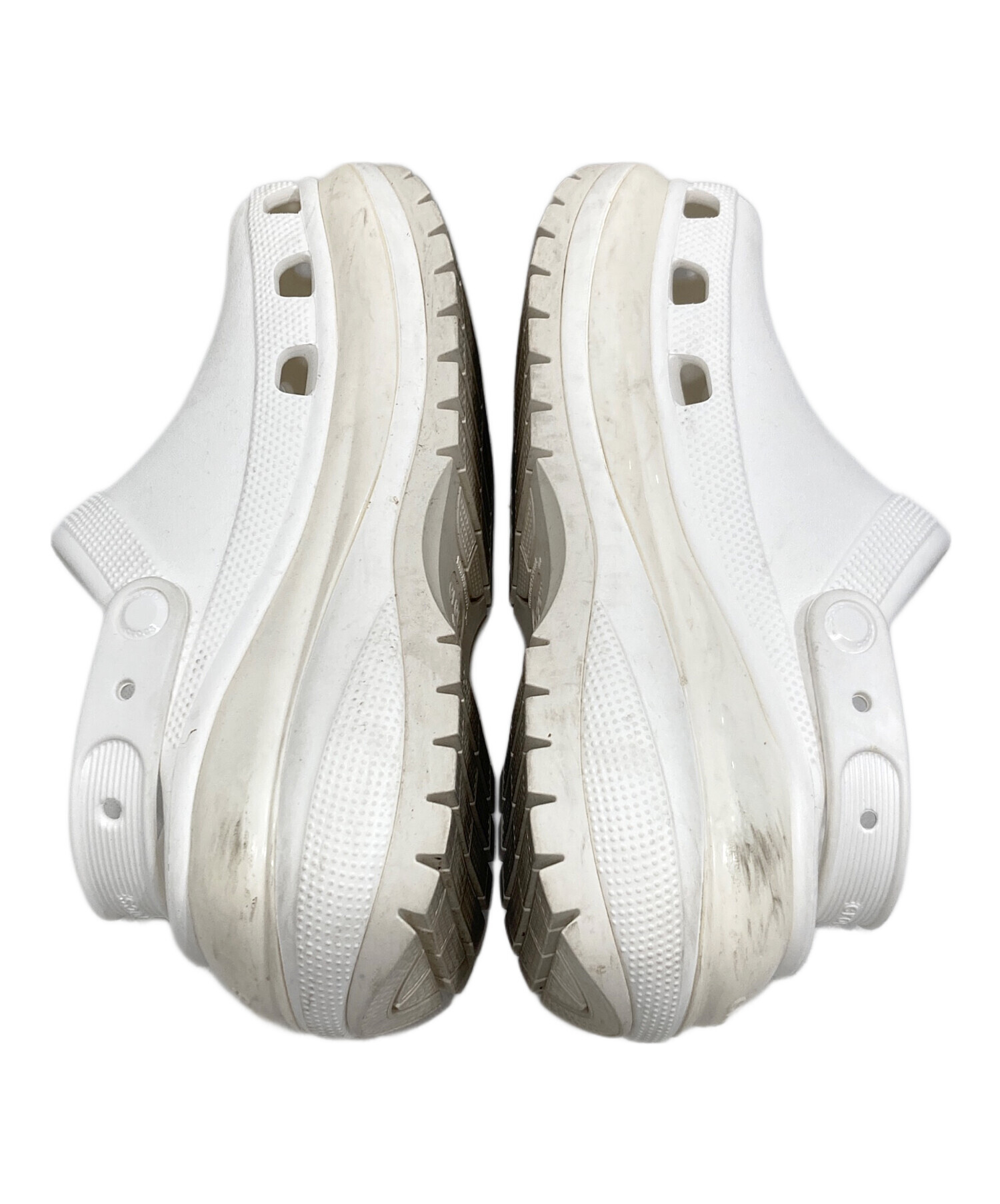 中古・古着通販】crocs (クロックス) メガクラッシュクロッグ ホワイト