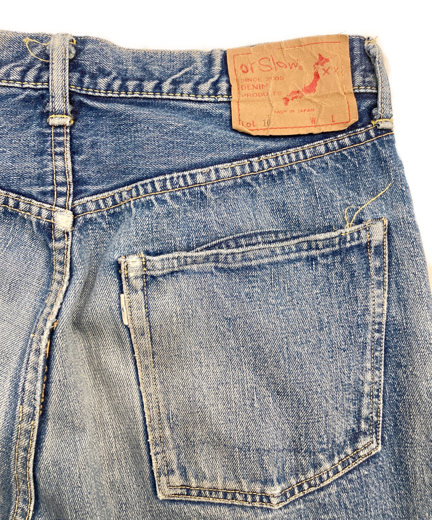 中古・古着通販】orSlow (オアスロウ) 105デニムパンツ インディゴ