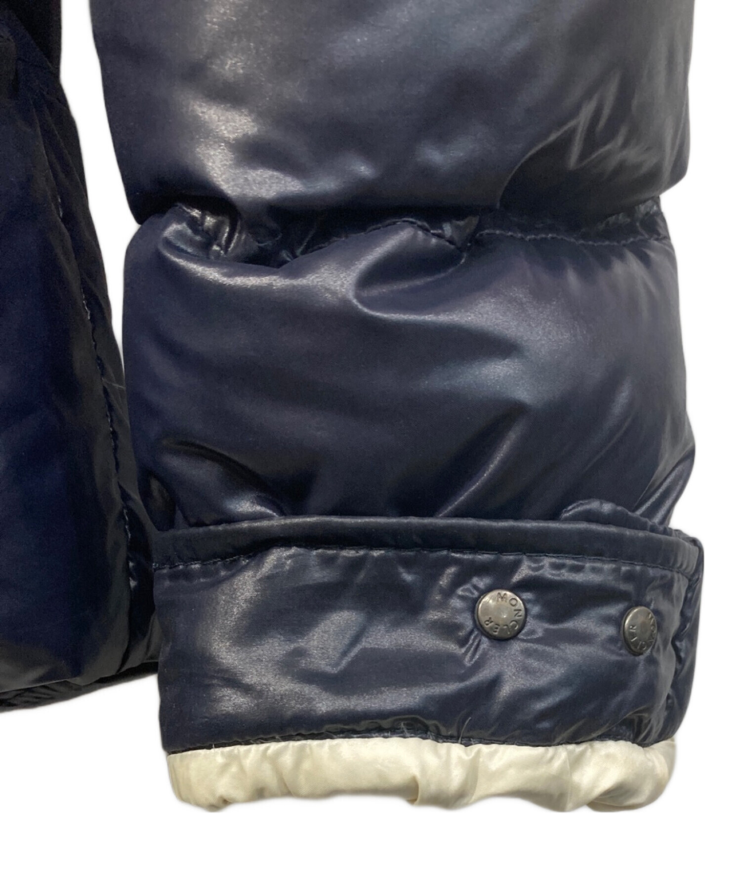 中古・古着通販】MONCLER (モンクレール) ダウンジャケット ネイビー