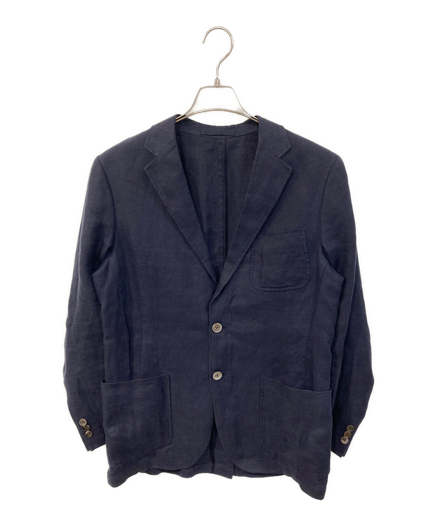 Maker's Shirt鎌倉　春夏ジャケット　ネイビー　Mサイズ相当 中古・古着通販】Maker's Shirt 鎌倉 (メーカーズシャツカマクラ