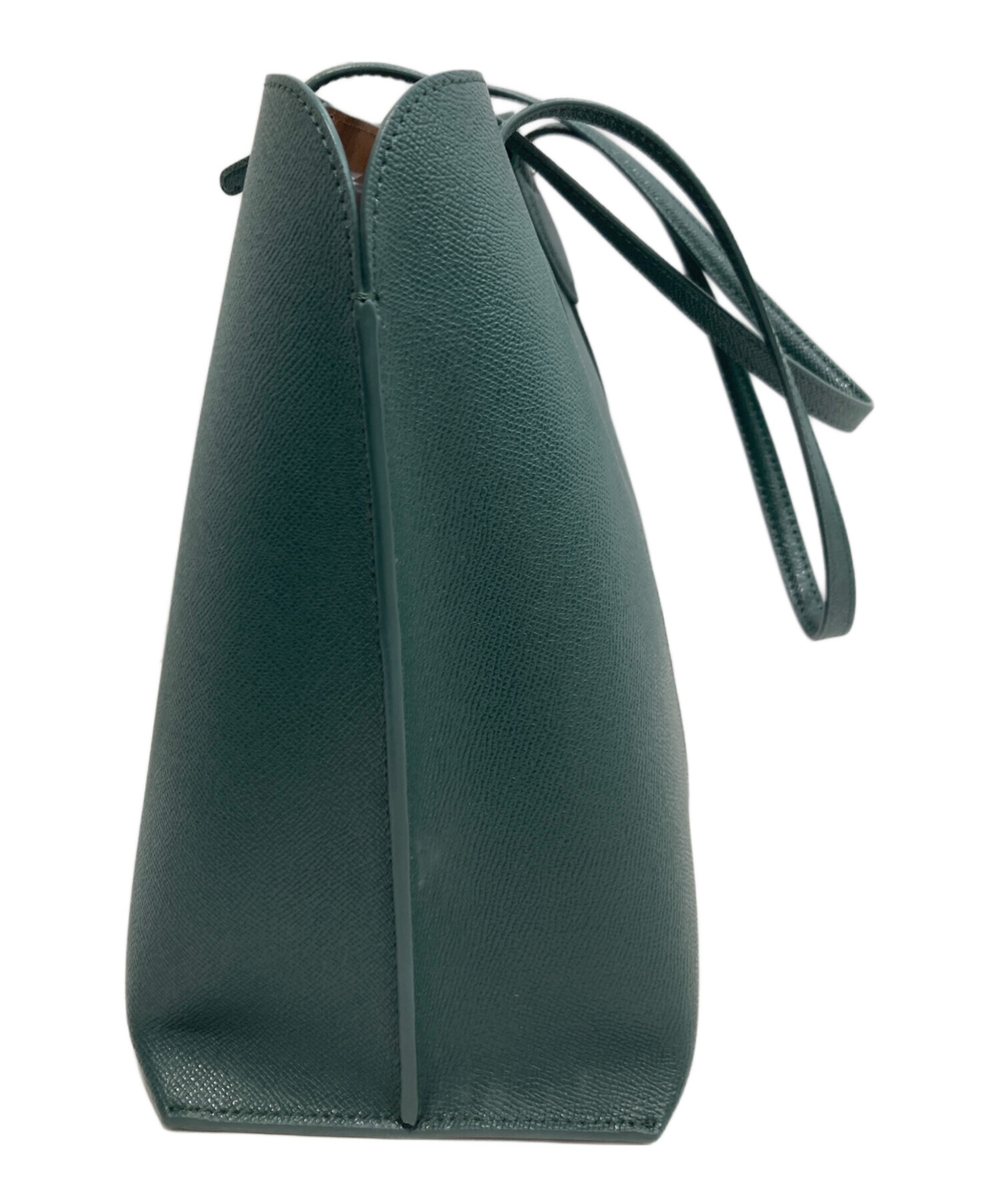 【美品】FURLA ダークグリーン トートバッグ 中古・古着通販】FURLA (フルラ) パラダイストートバッグ グリーン