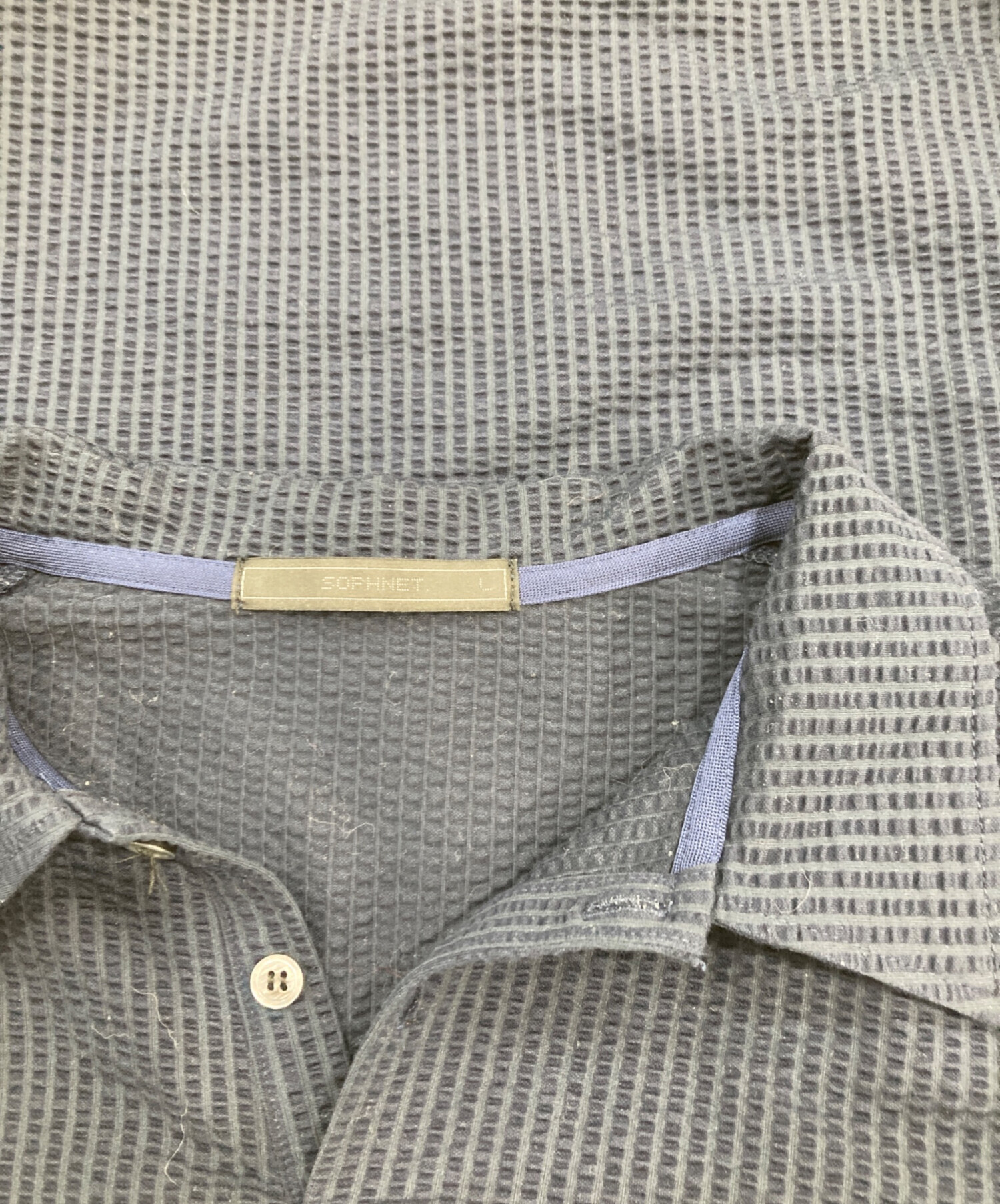 中古・古着通販】SOPHNET. (ソフネット) HIGH GAUGE WAVE STRIPE HEM 