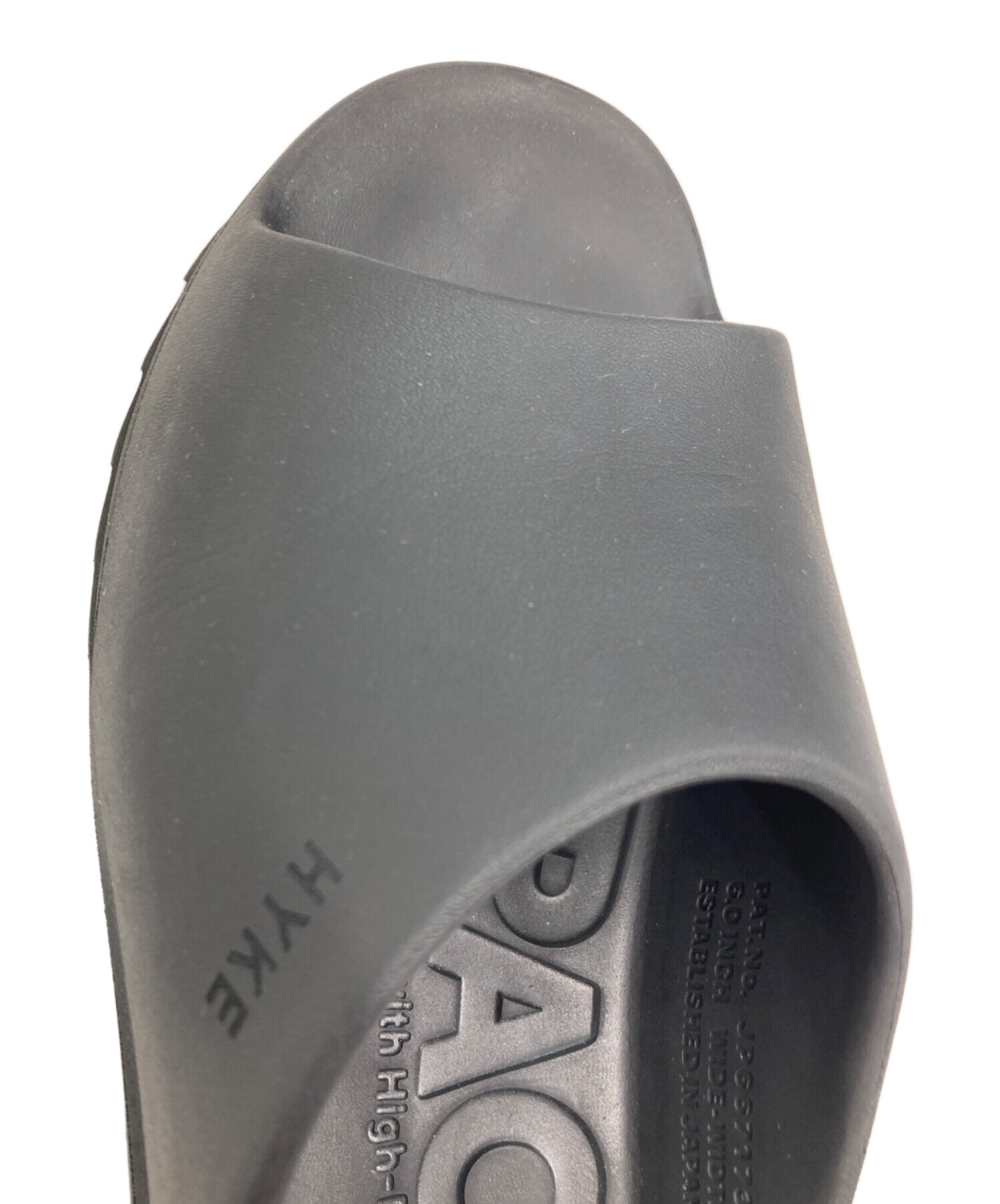 中古・古着通販】PPACO (パコ) HYKE (ハイク) LUX-2サンダル ブラック