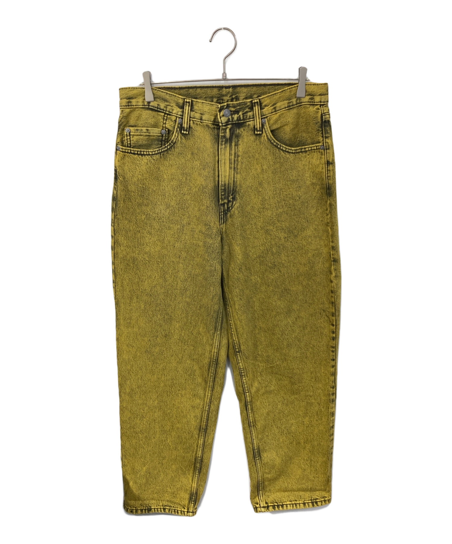 イエローデニムパンツ 中古・古着通販】LEVI'S (リーバイス) カラーデニムパンツ イエロー