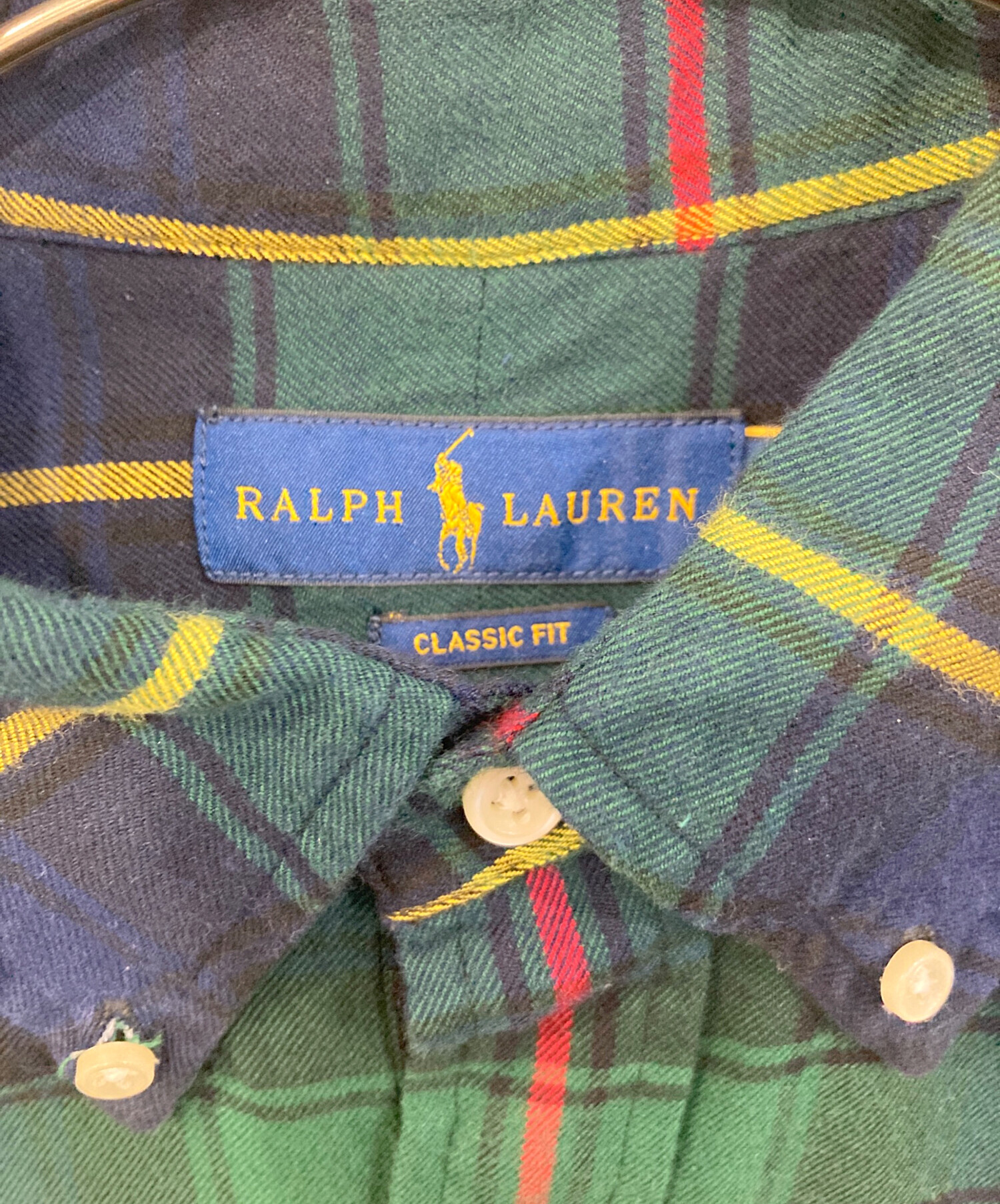 中古・古着通販】RALPH LAUREN (ラルフローレン) チェックシャツ
