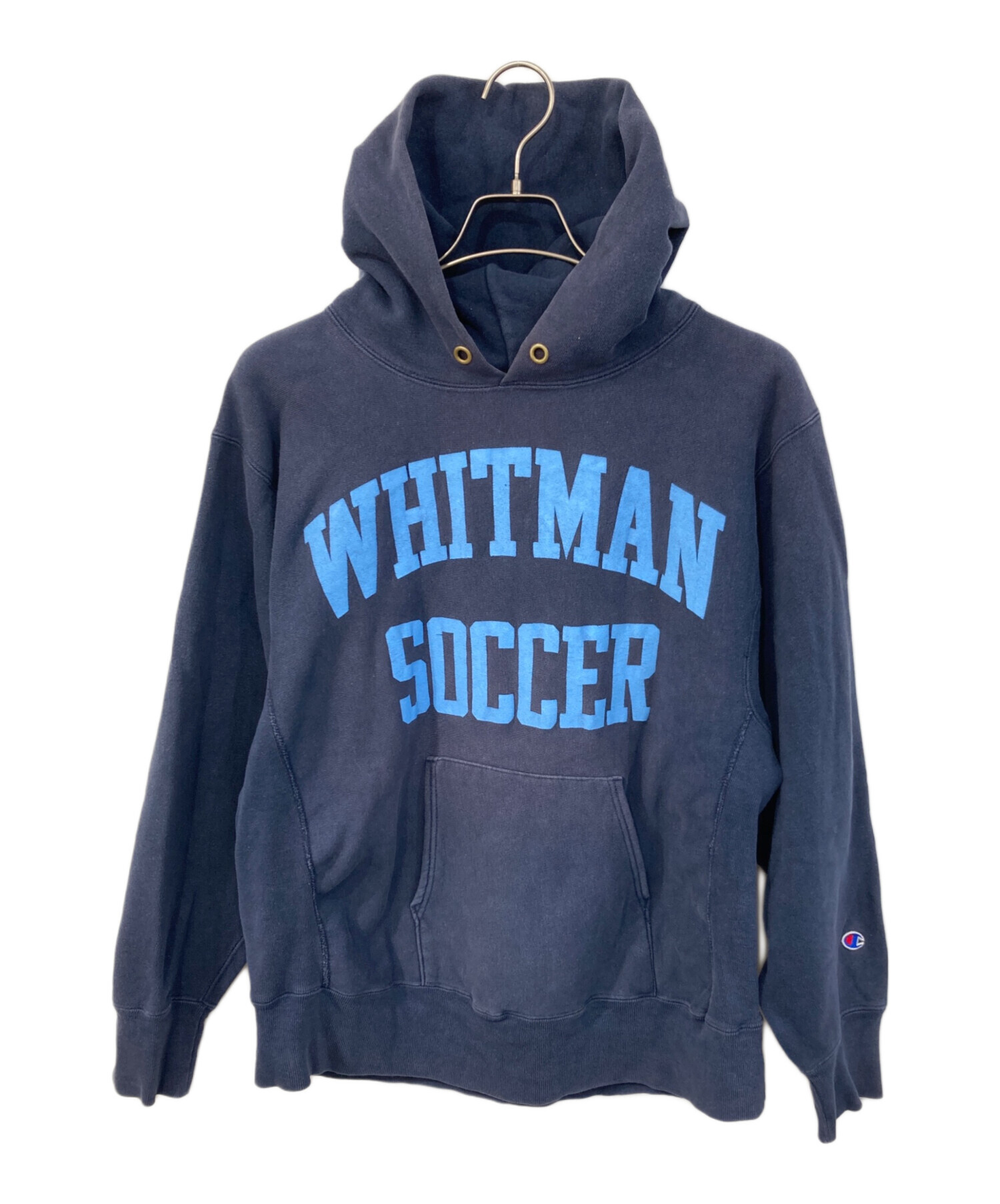 Champion Reverse Weave パーカー 青 中古・古着通販】Champion REVERSE WEAVE (チャンピオン リバース