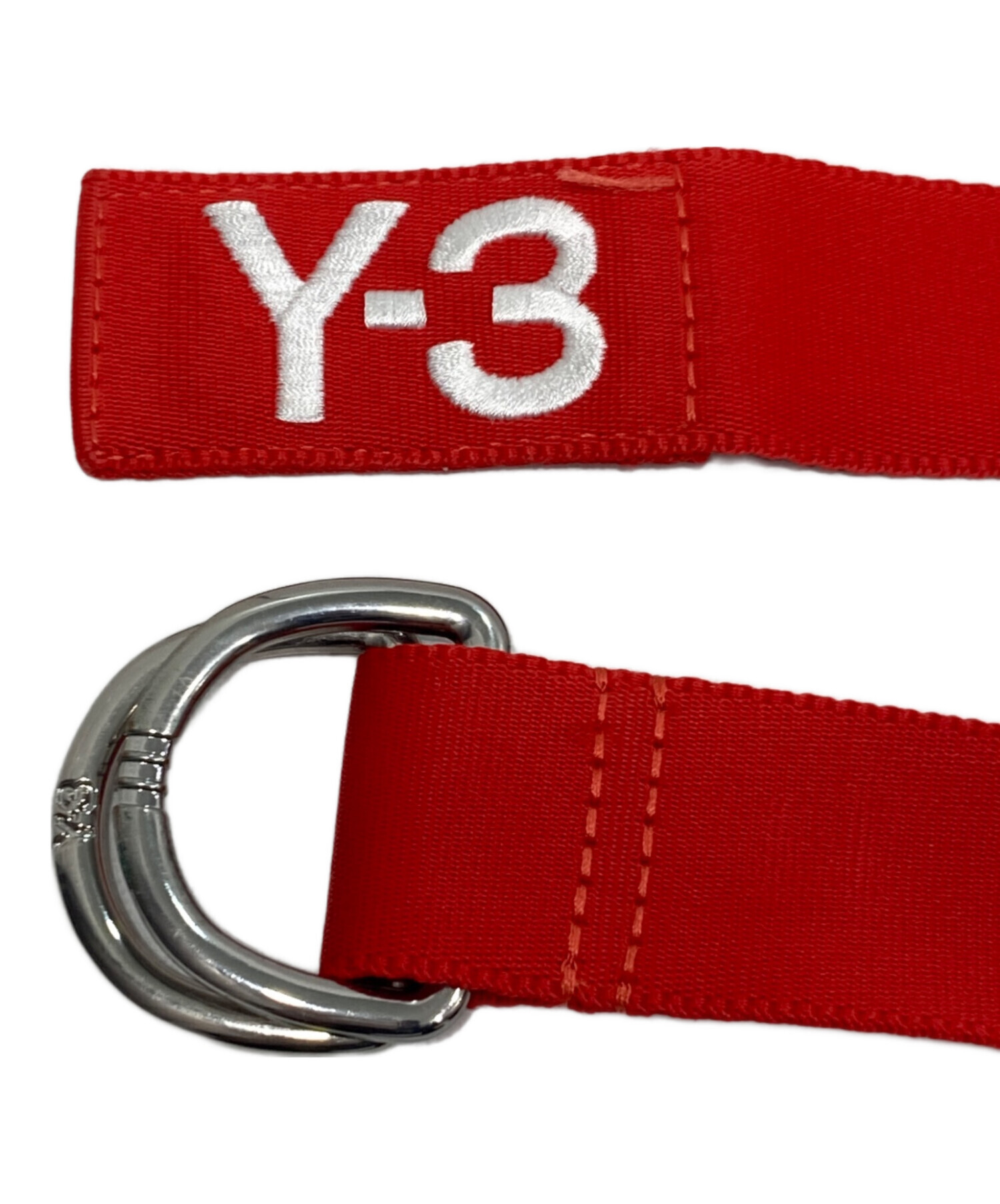 中古・古着通販】Y-3 (ワイスリー) ロゴベルト レッド｜ブランド・古着