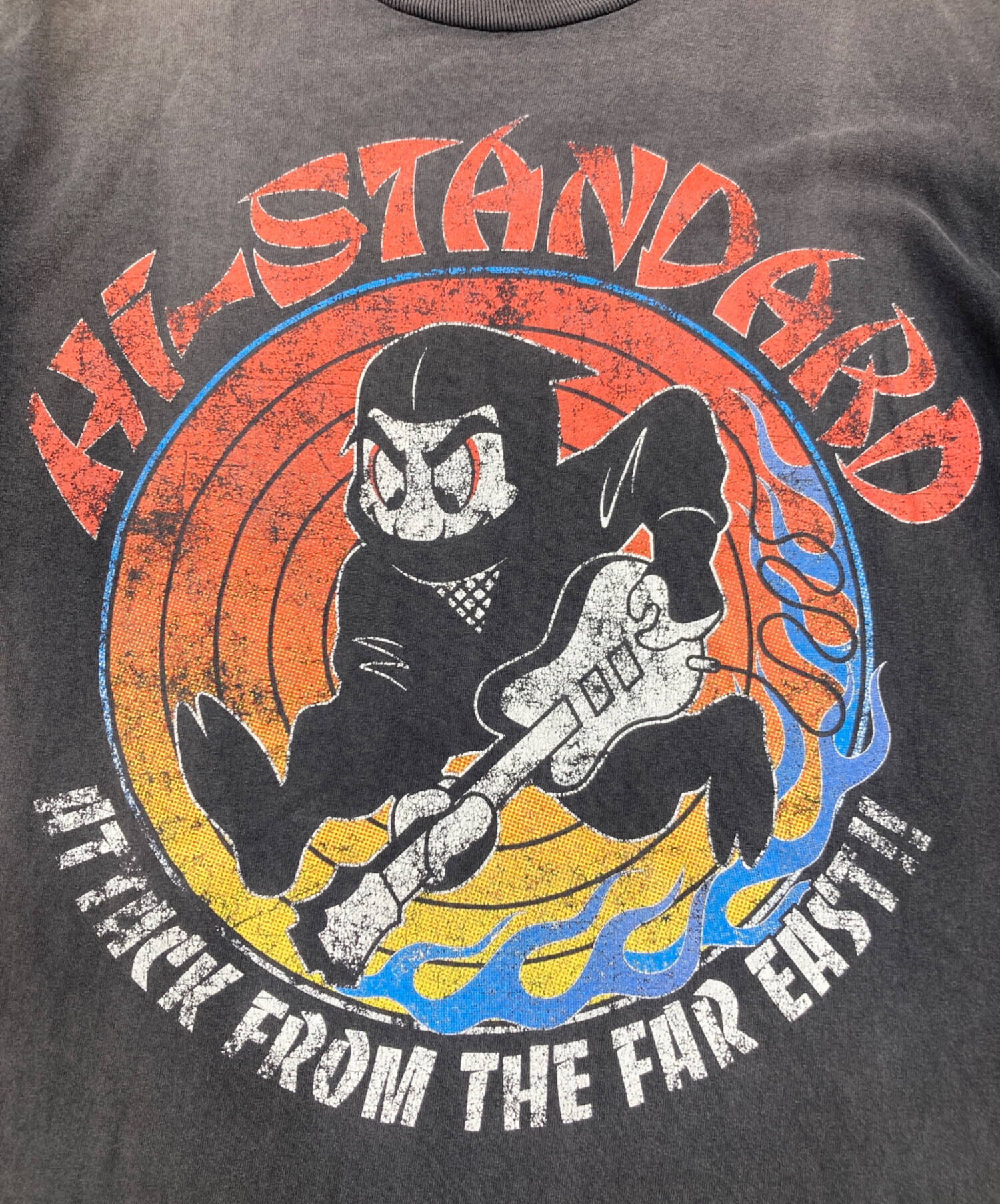 Hi-Standard 忍者君（NINJA） Tシャツ M ブルー 中古・古着通販】HISTANDARD (ハイスタンダード) 忍者TEE グレー