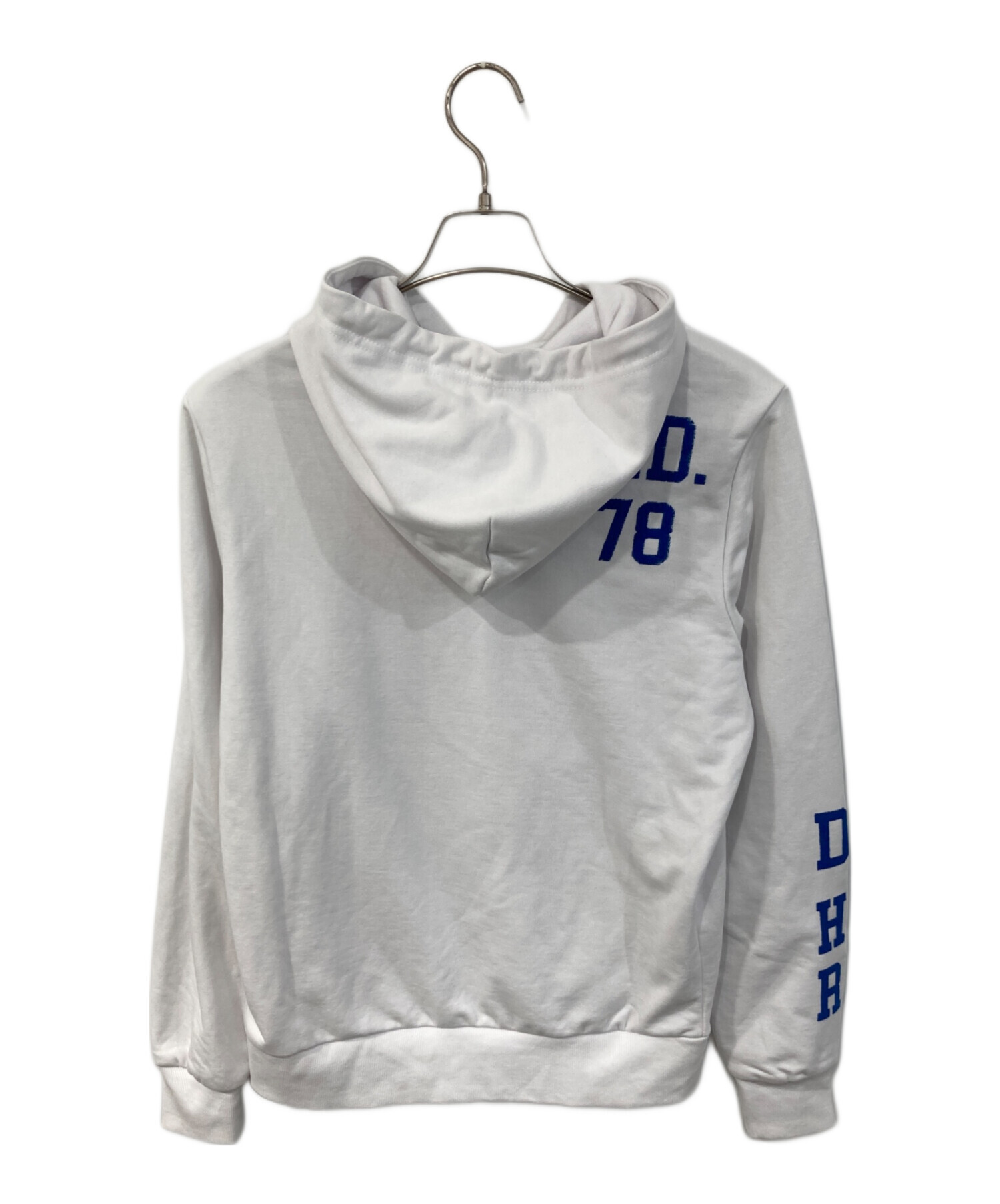 中古・古着通販】DIESEL (ディーゼル) プルオーバーパーカー ホワイト
