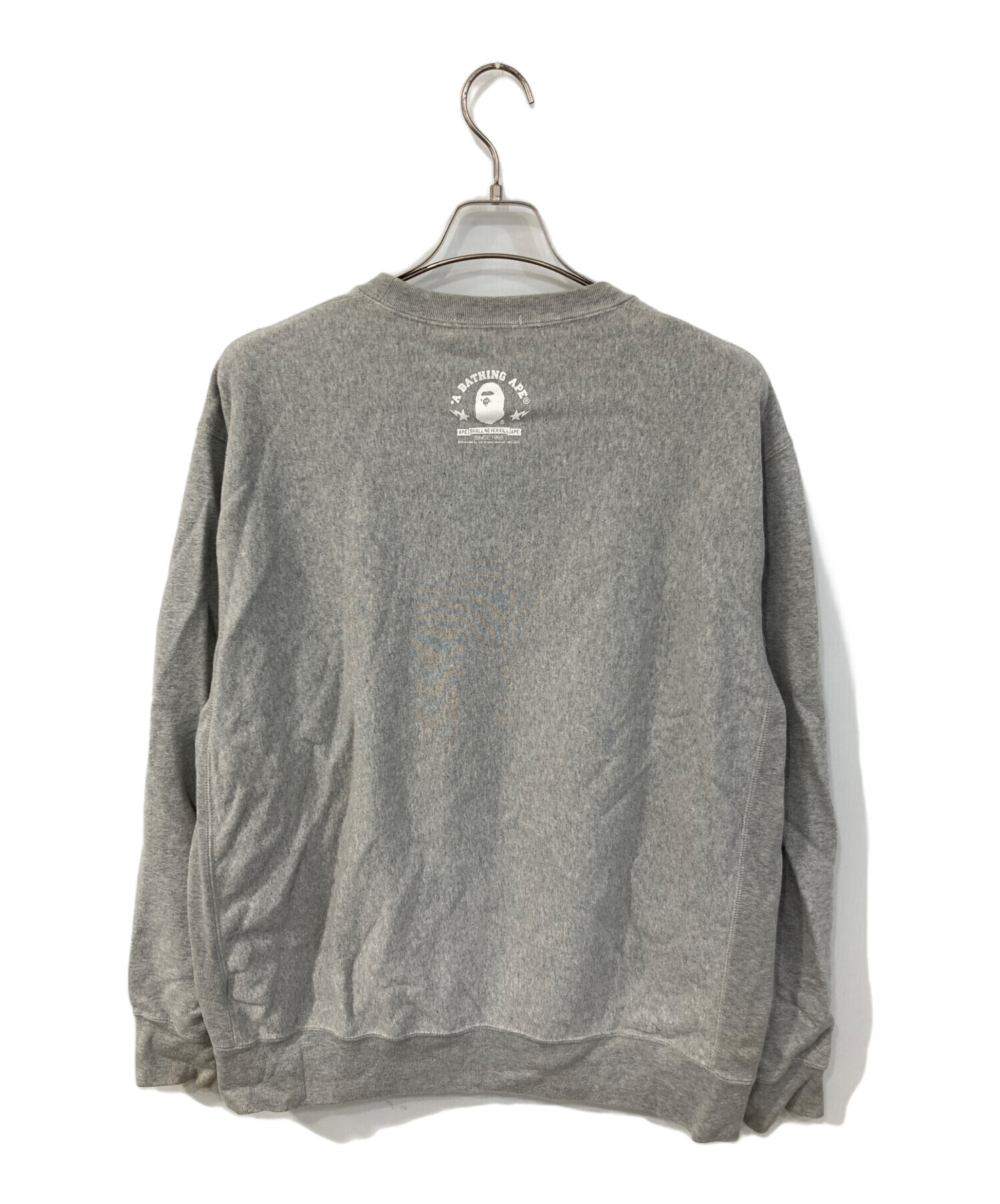 初期 A BATHING APE BABY MILO スウェット グレー L 中古・古着通販】A BATHING APE (アベイシングエイプ) BABY MILO