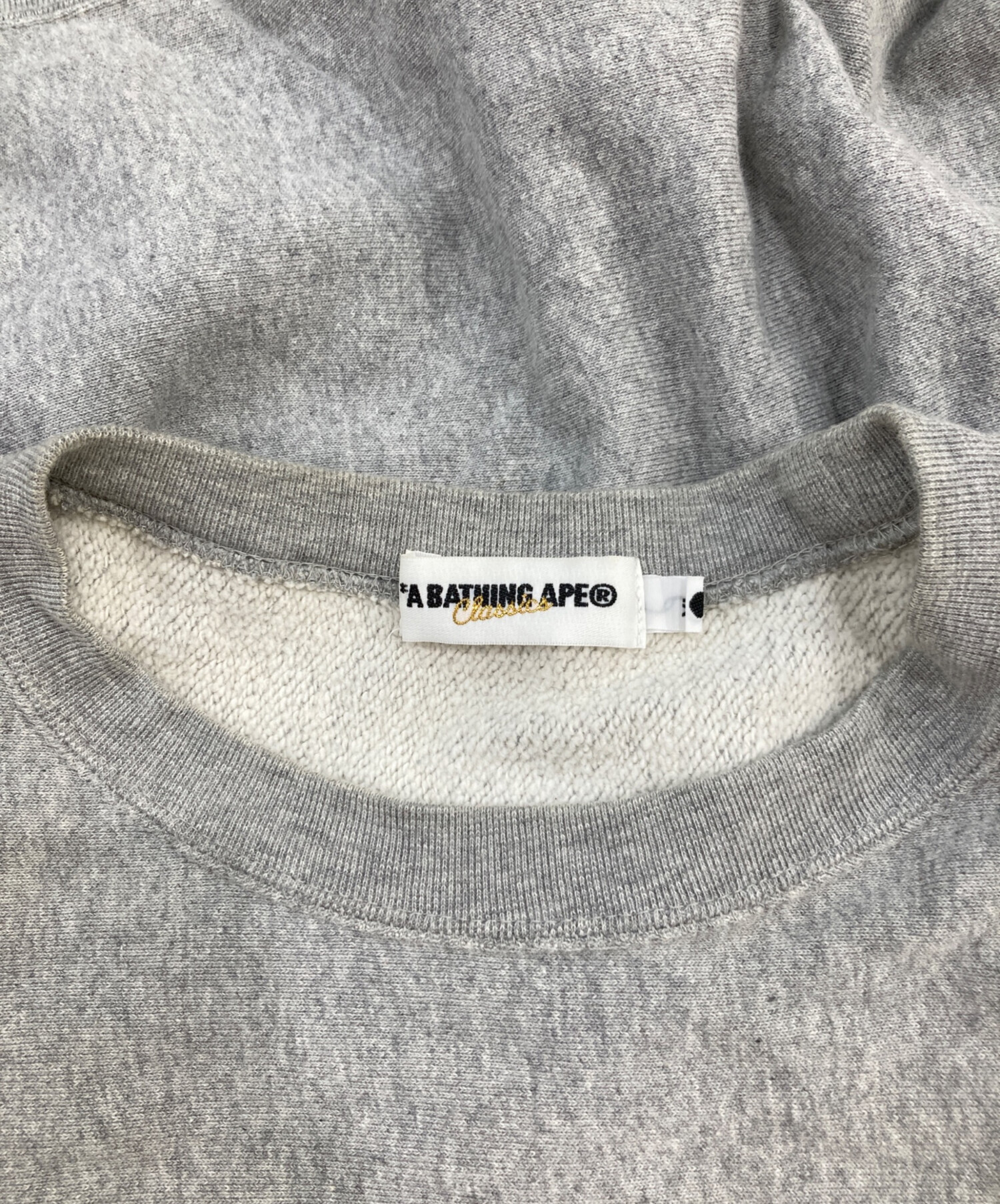 初期 A BATHING APE BABY MILO スウェット グレー L 中古・古着通販】A BATHING APE (アベイシングエイプ) BABY MILO