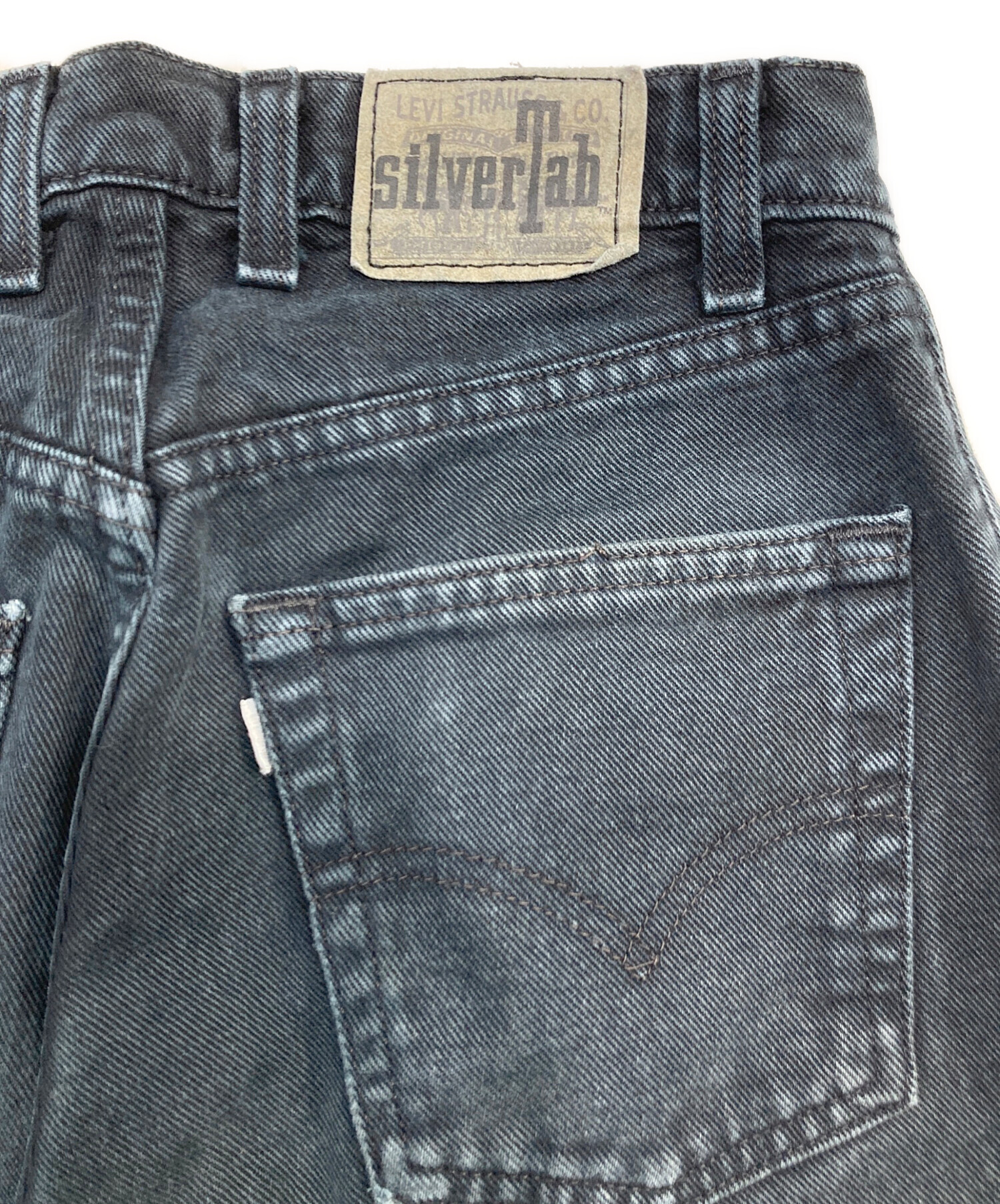 中古・古着通販】LEVI'S (リーバイス) BAGGY ブラックデニムパンツ