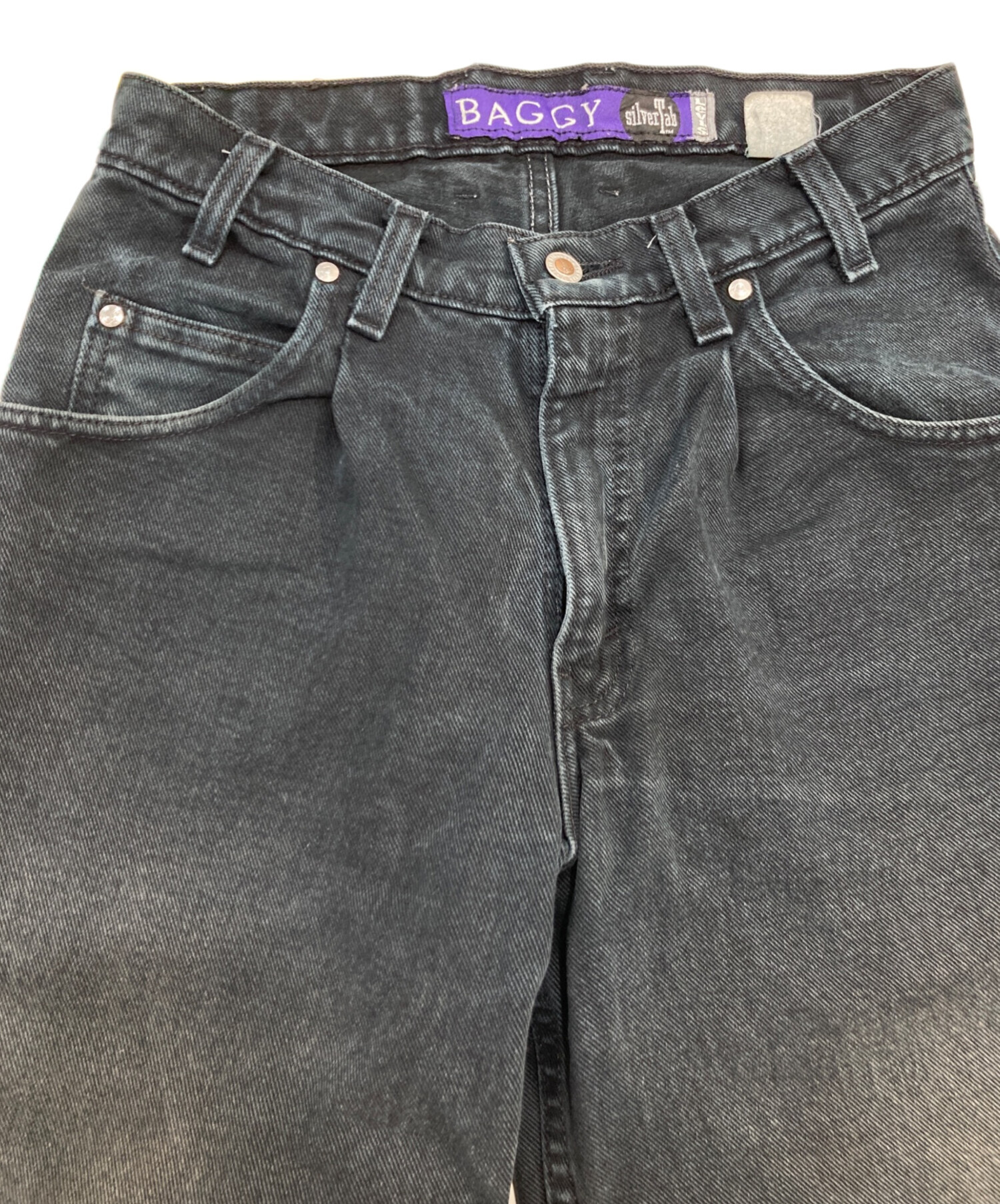 中古・古着通販】LEVI'S (リーバイス) BAGGY ブラックデニムパンツ