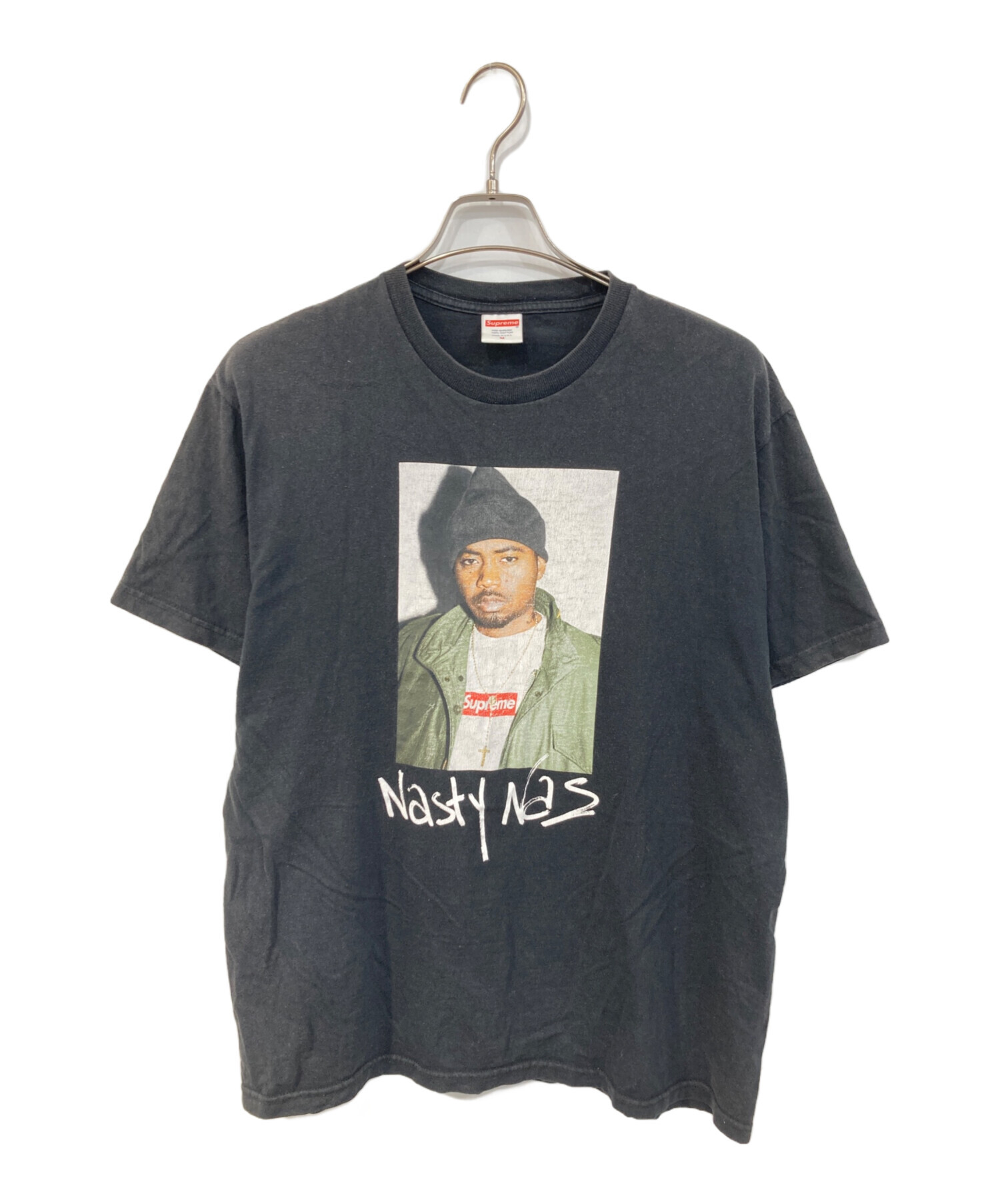 Supreme Nas Tee ブラック L 美品 中古・古着通販】SUPREME (シュプリーム) Nas Tee/ナス ティー