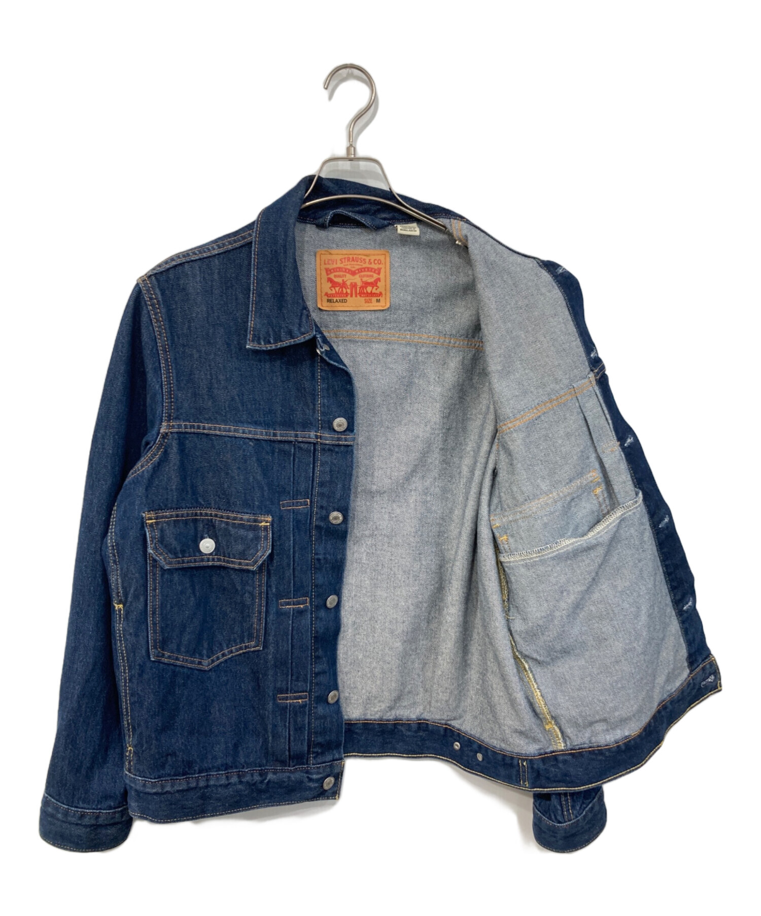 中古・古着通販】LEVI'S (リーバイス) デニムジャケット インディゴ